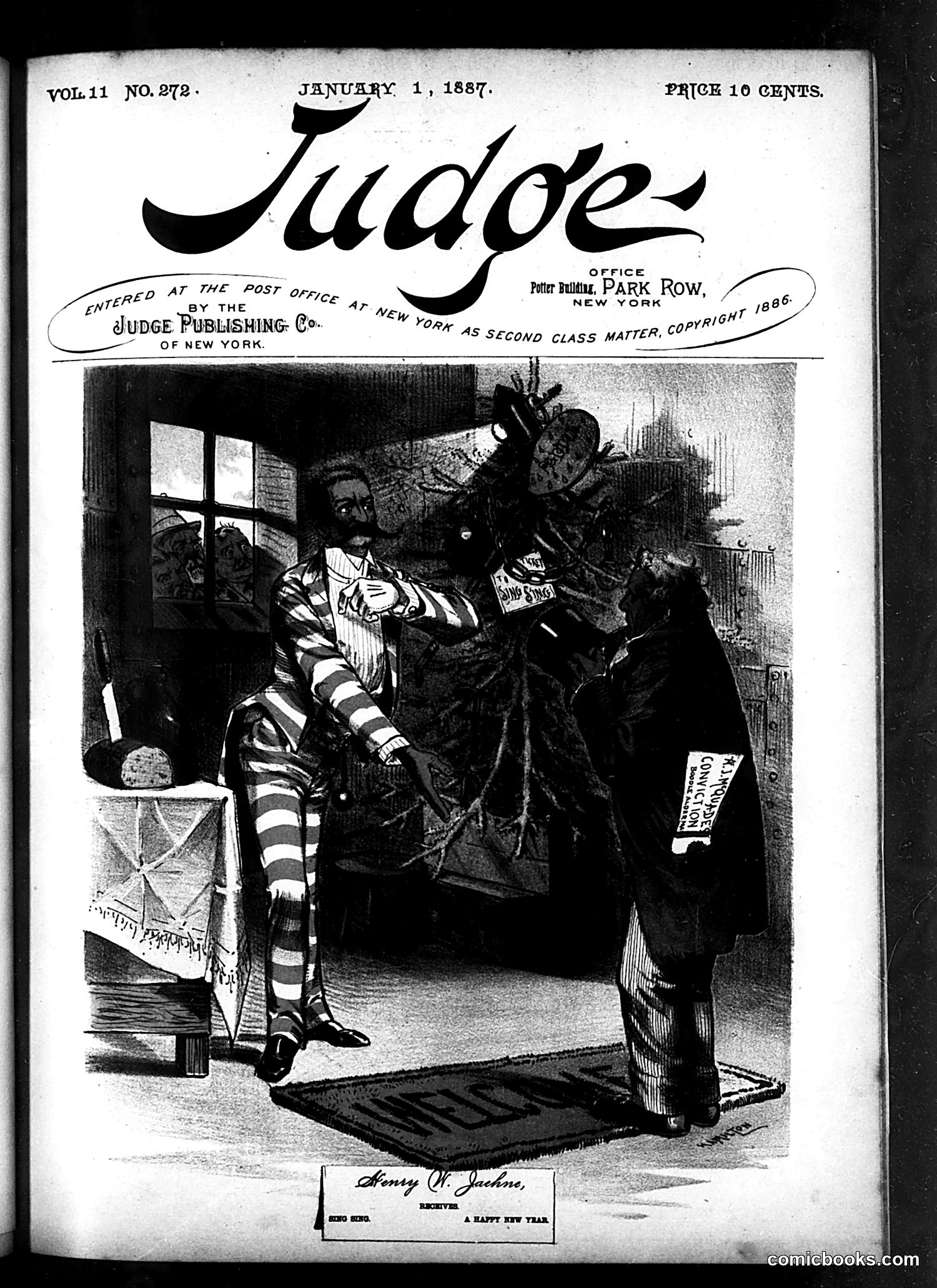 Judge — January 1, 1887 — page 1: Judge, 1887-01-01