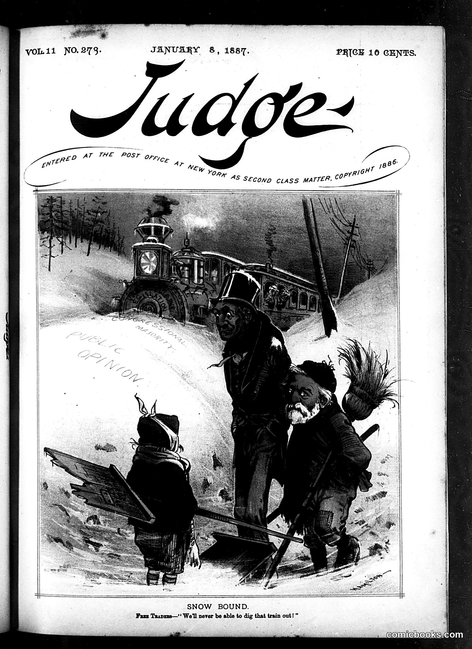 Judge — January 8, 1887 — page 1: Judge, 1887-01-08