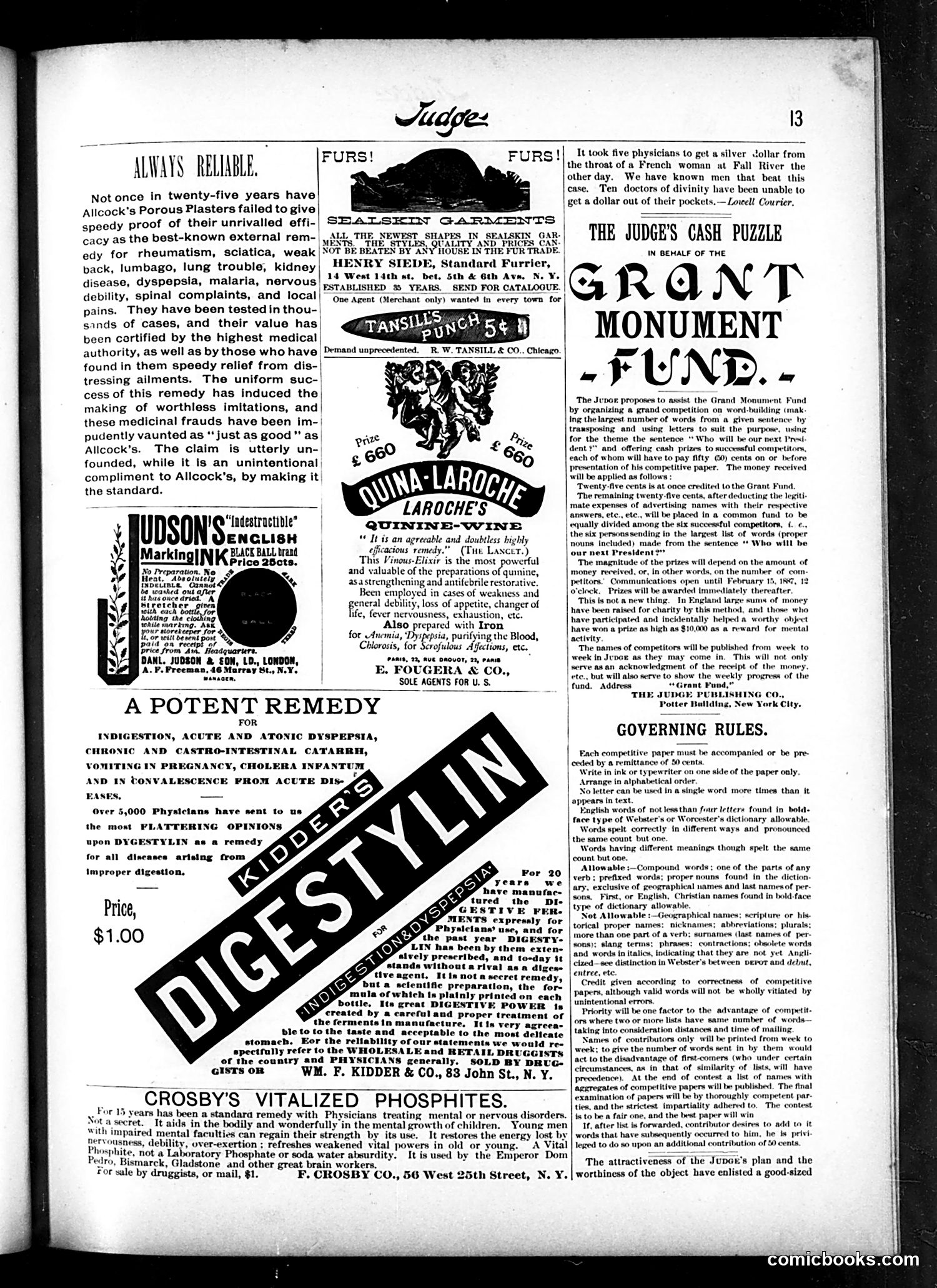 Judge — January 15, 1887 — page 13