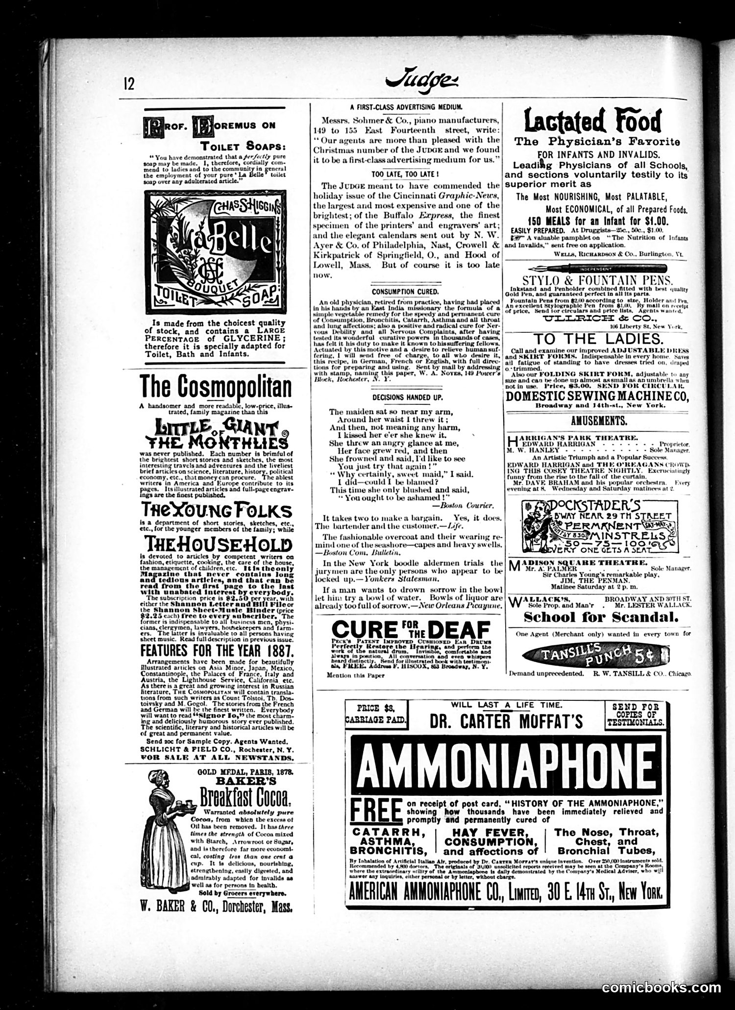 Judge — January 22, 1887 — page 12