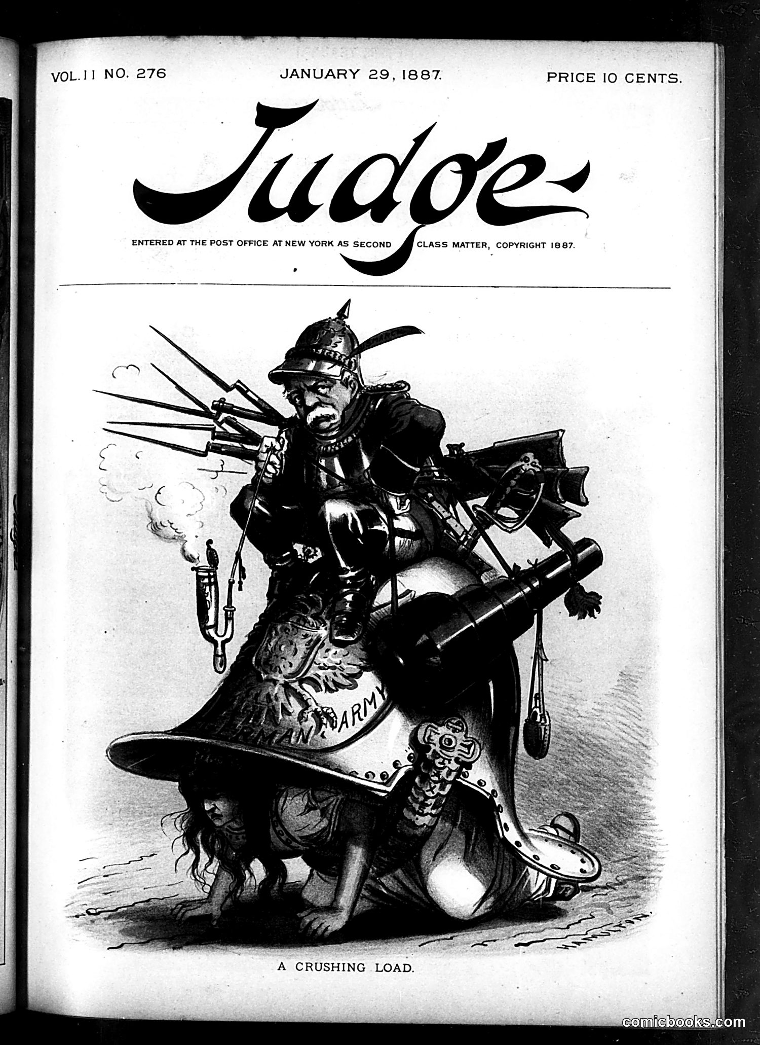 Judge — January 29, 1887 — page 1: Judge, 1887-01-29