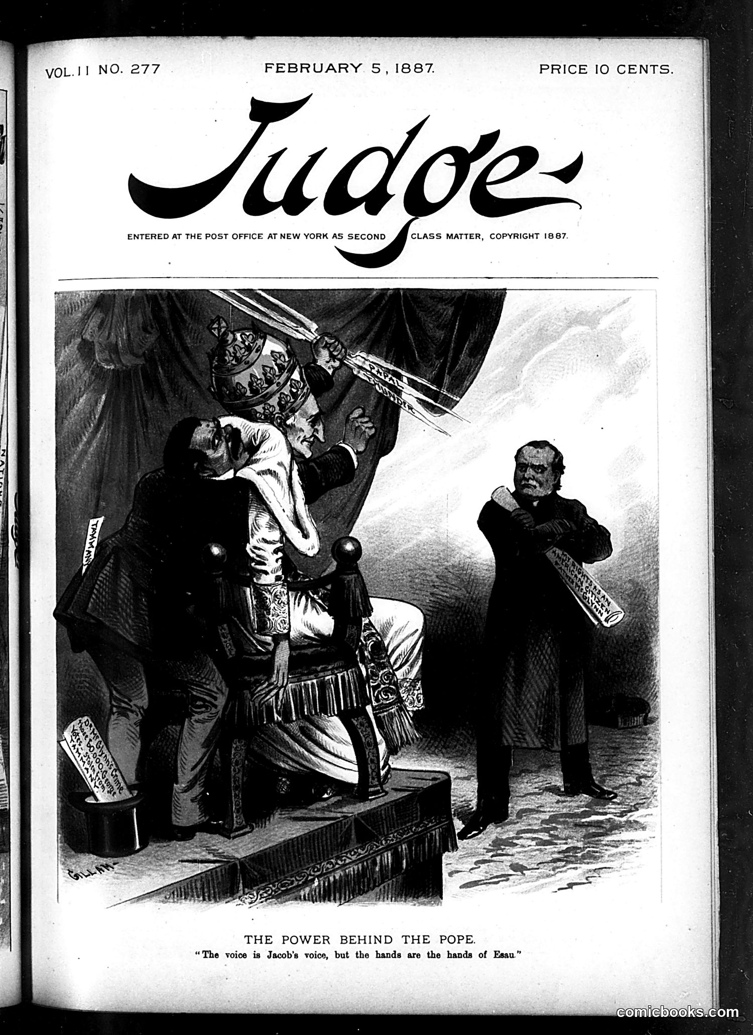 Judge — February 5, 1887 — page 1: Judge, 1887-02-05