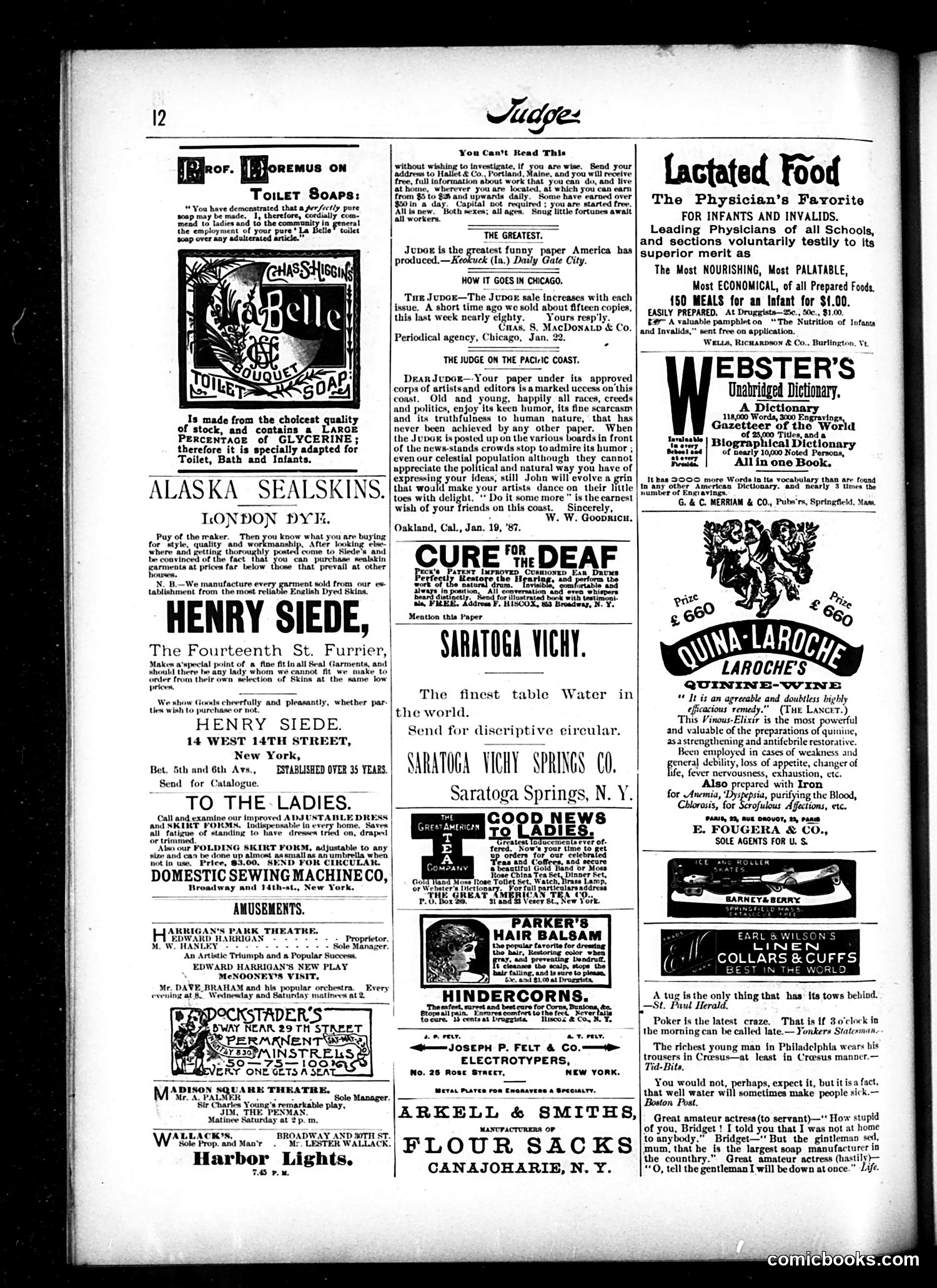 Judge — February 5, 1887 — page 12