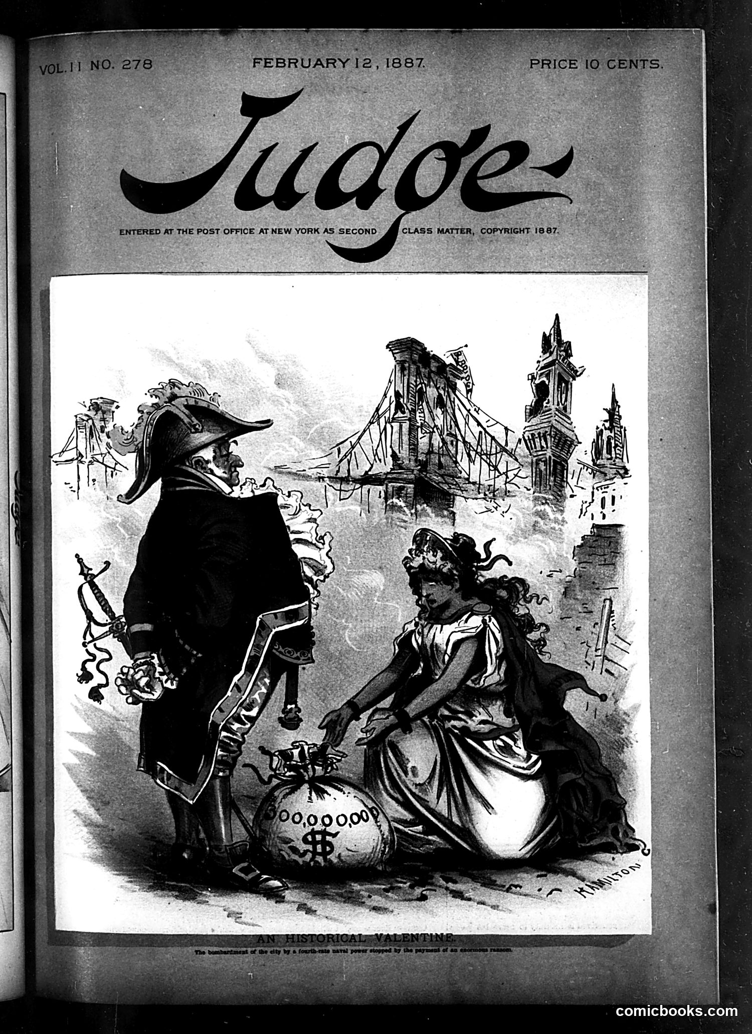 Judge — February 12, 1887 — page 1: Judge, 1887-02-12