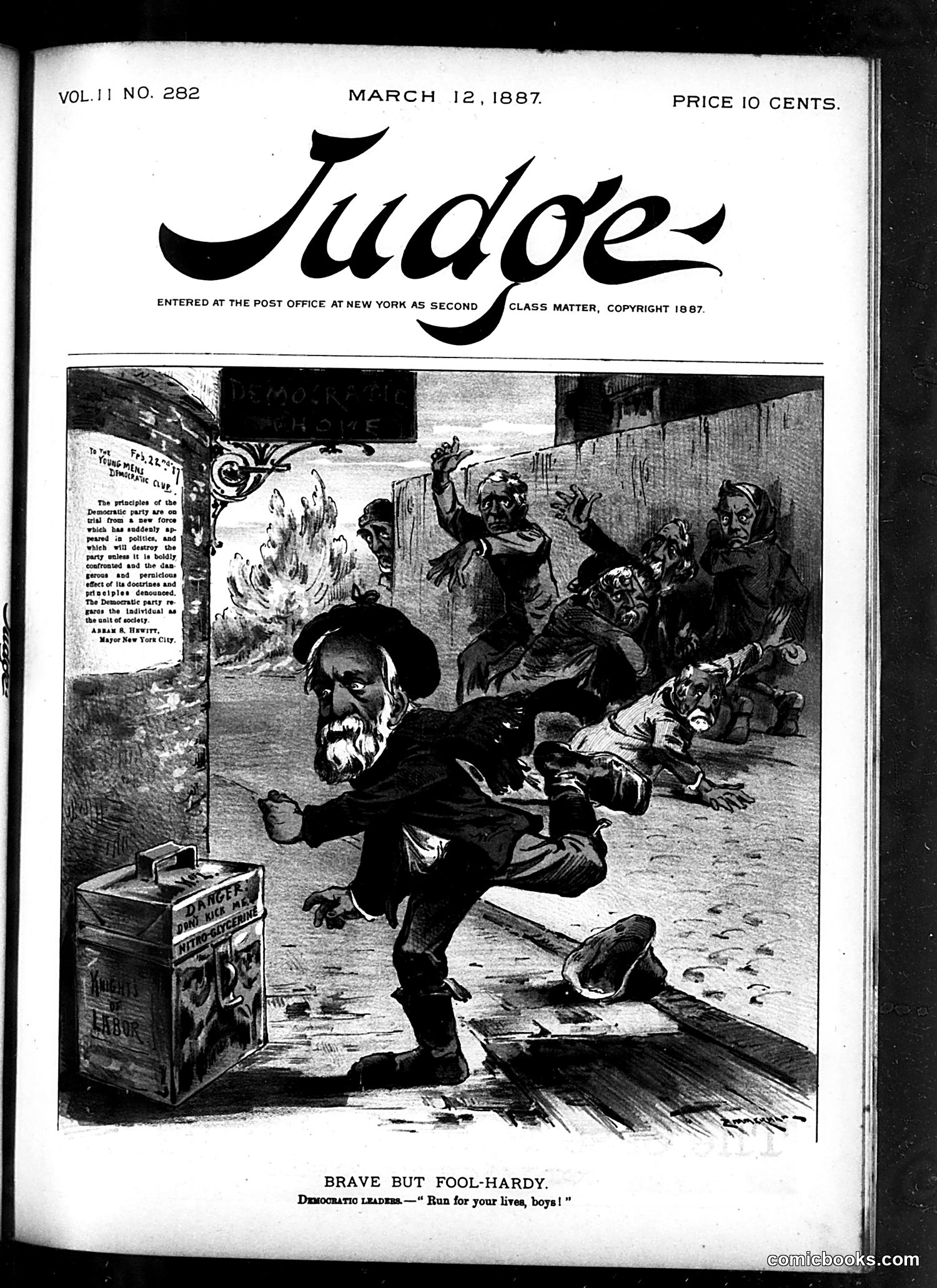 Judge — March 12, 1887 — page 1: Judge, 1887-03-12