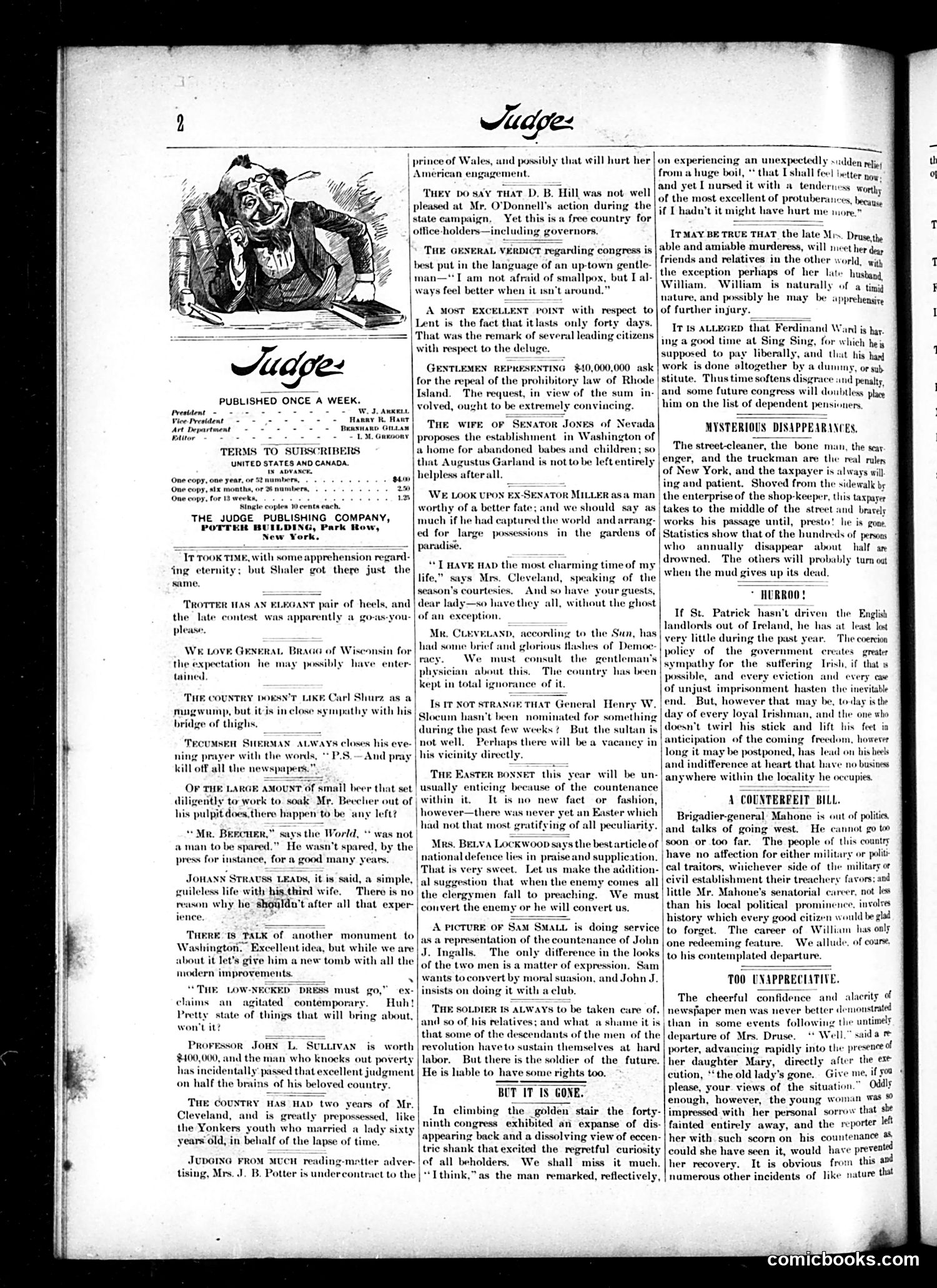 Judge — March 19, 1887 — page 2: Judge, 1887-03-19