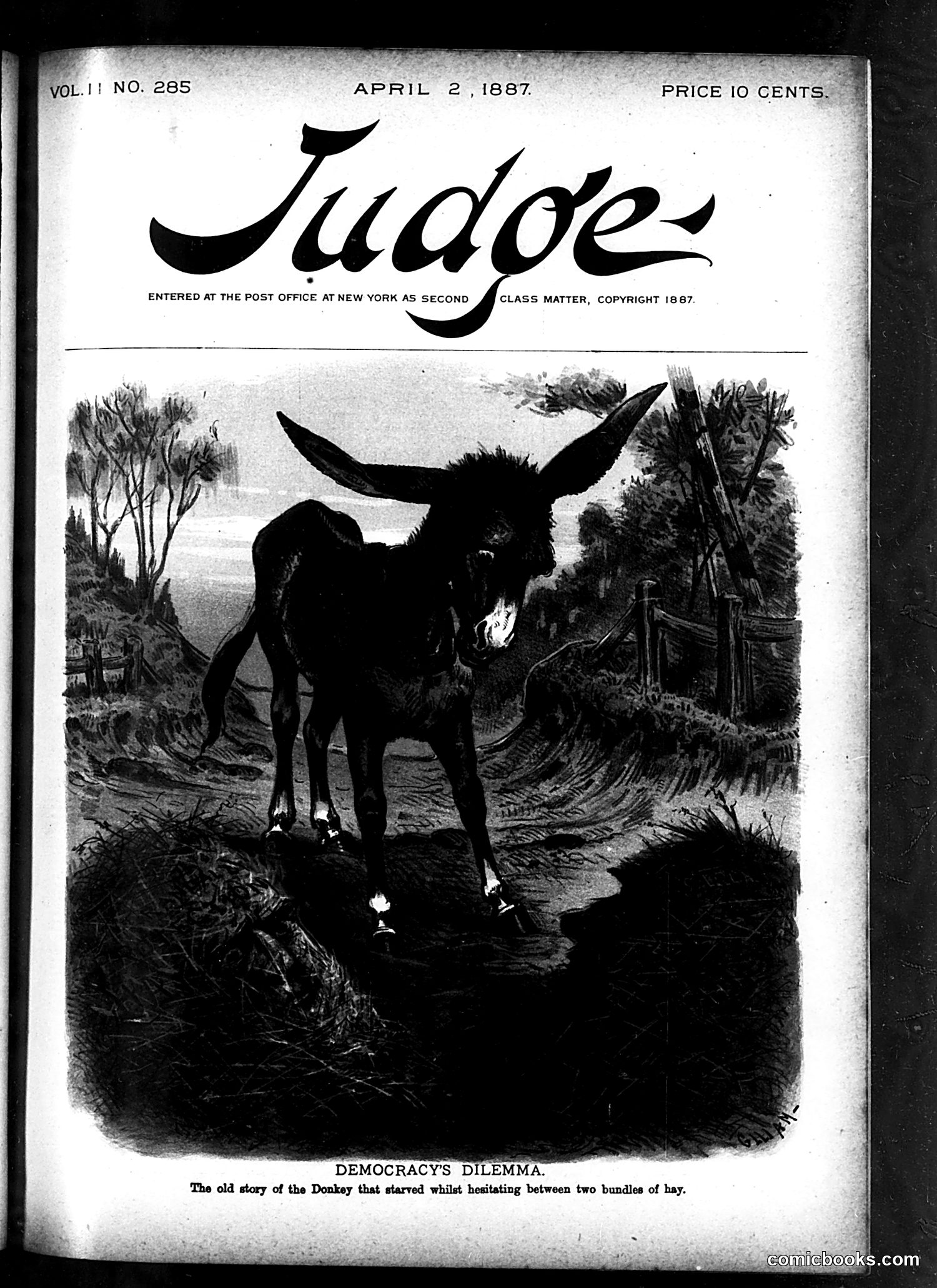 Judge — April 2, 1887 — page 1: Judge, 1887-04-02