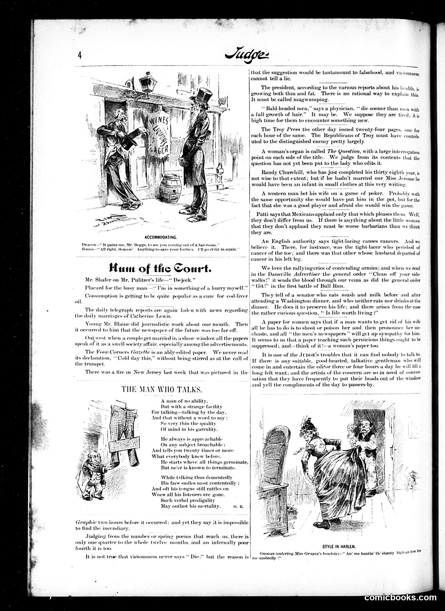 Judge — April 9, 1887 — page 4: Judge, 1887-04-09