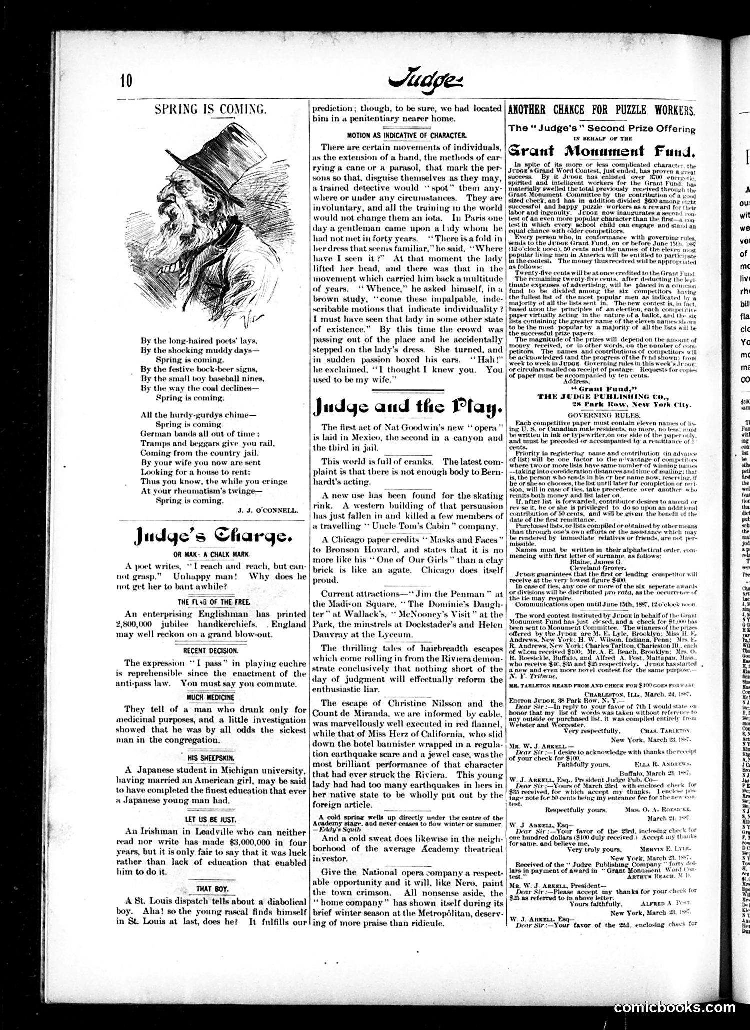 Judge — April 9, 1887 — page 10