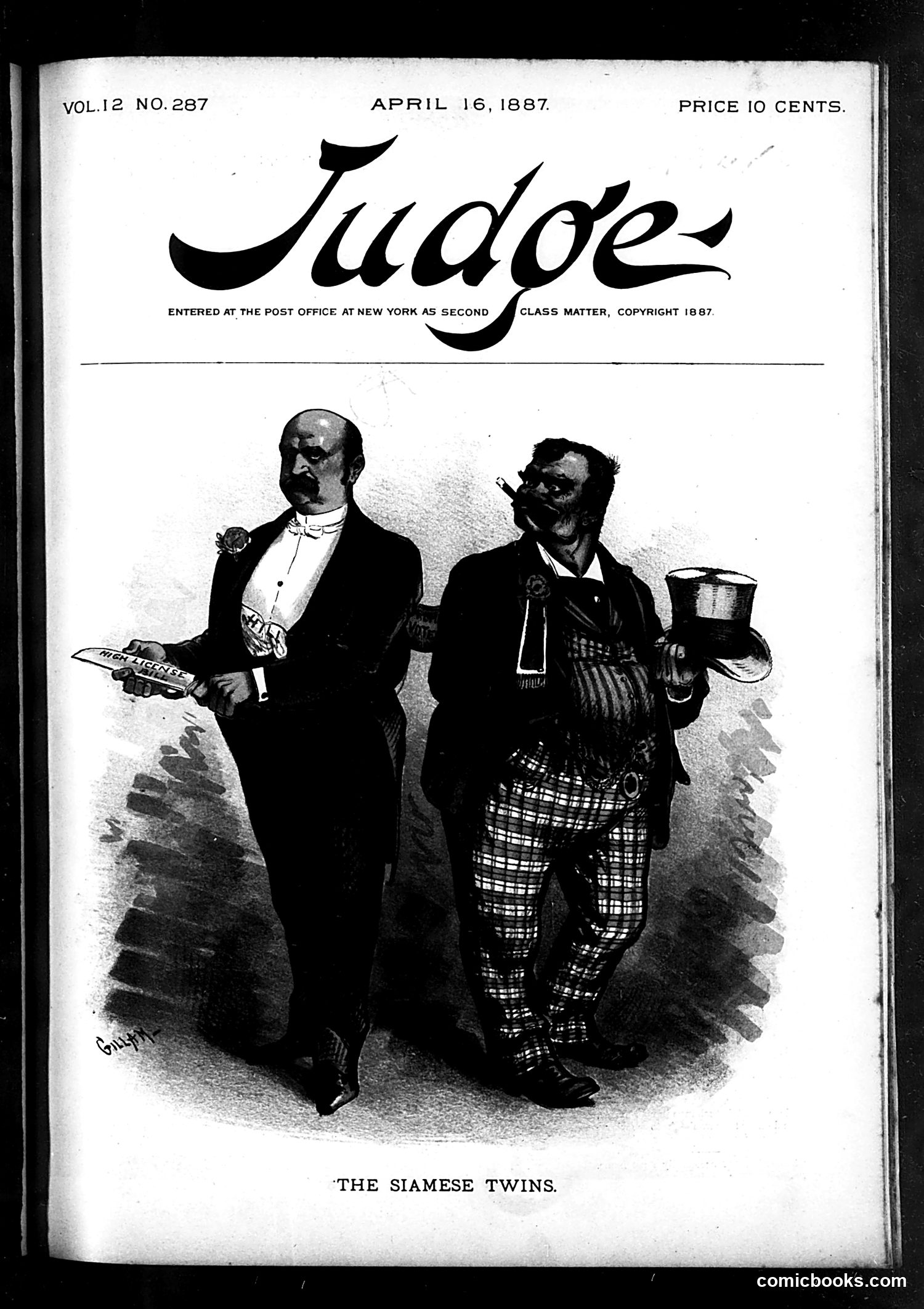 Judge — April 16, 1887 — page 1: Judge, 1887-04-16