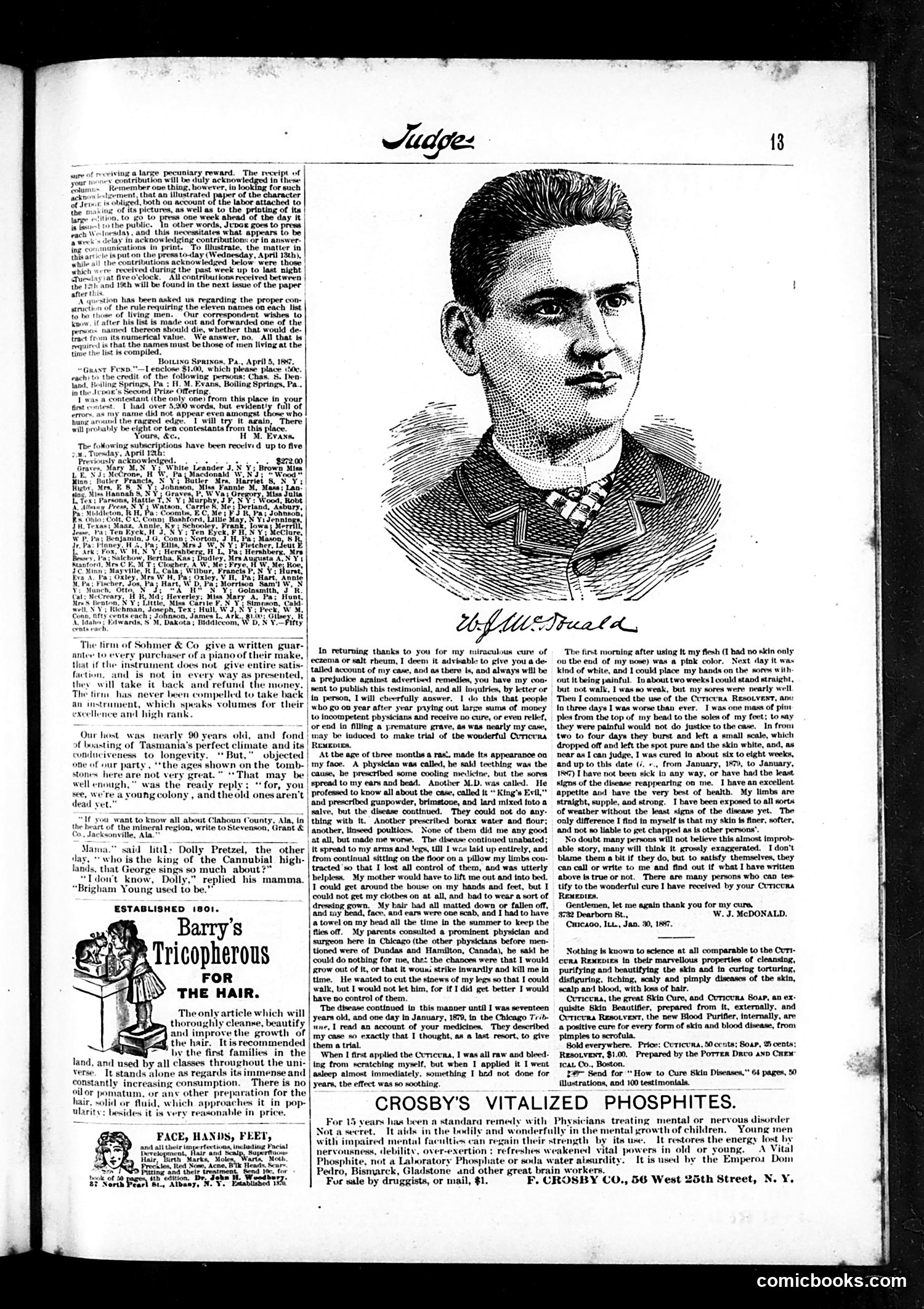 Judge — April 23, 1887 — page 13