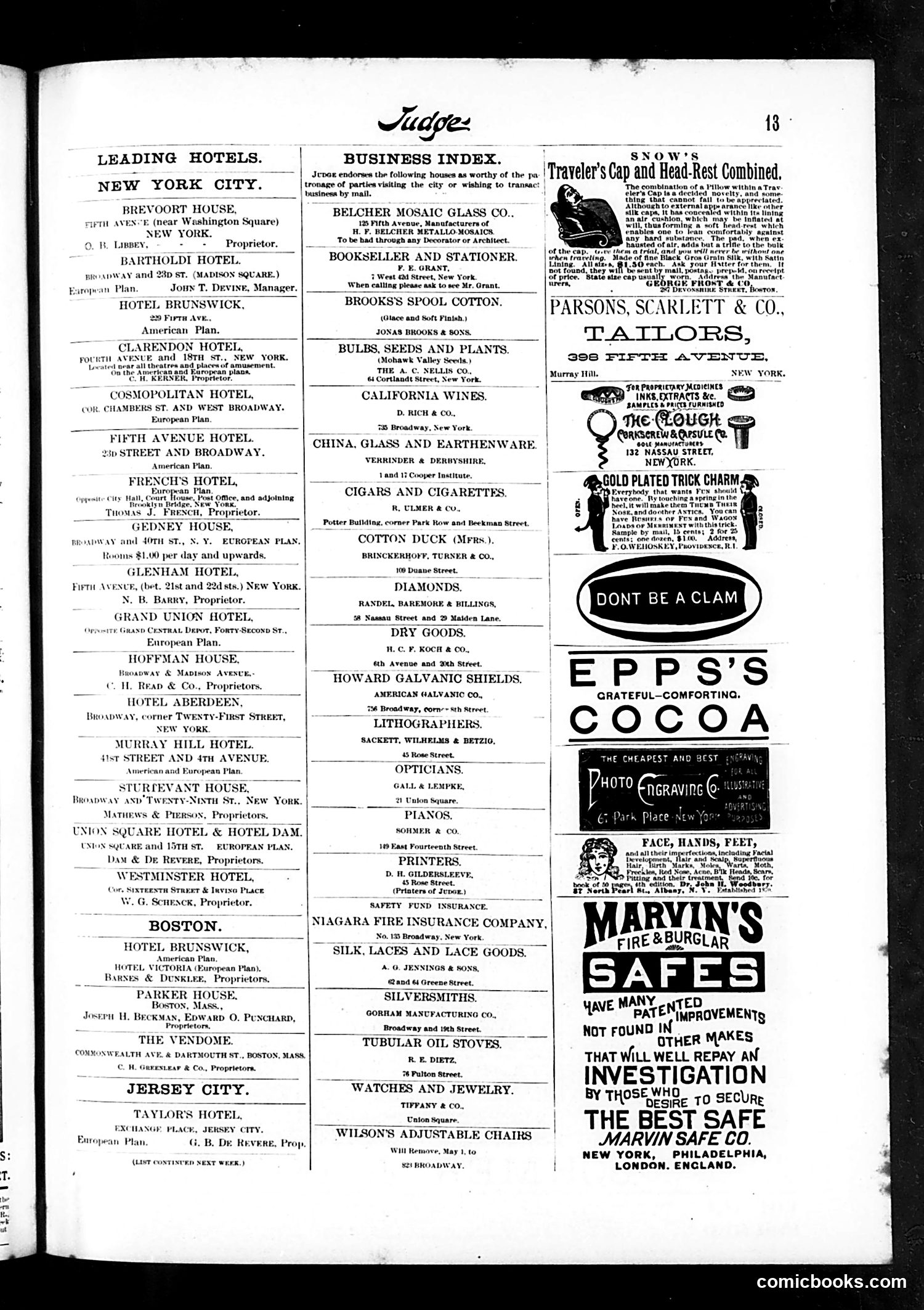 Judge — April 30, 1887 — page 13