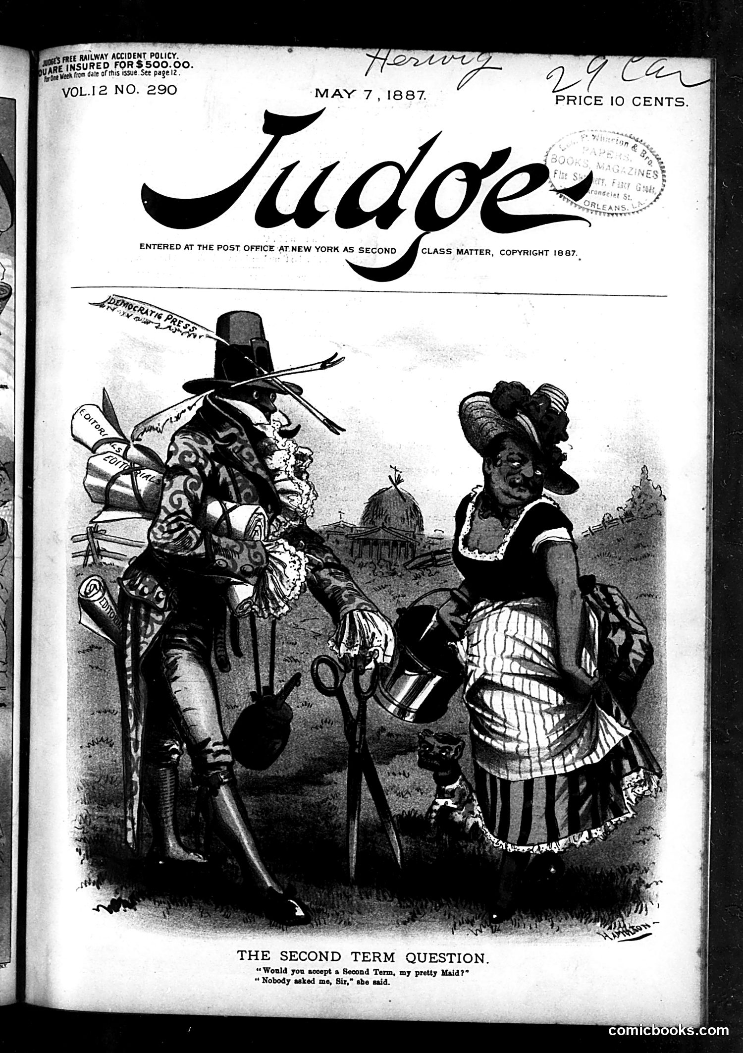 Judge — May 7, 1887 — page 1: Judge, 1887-05-07