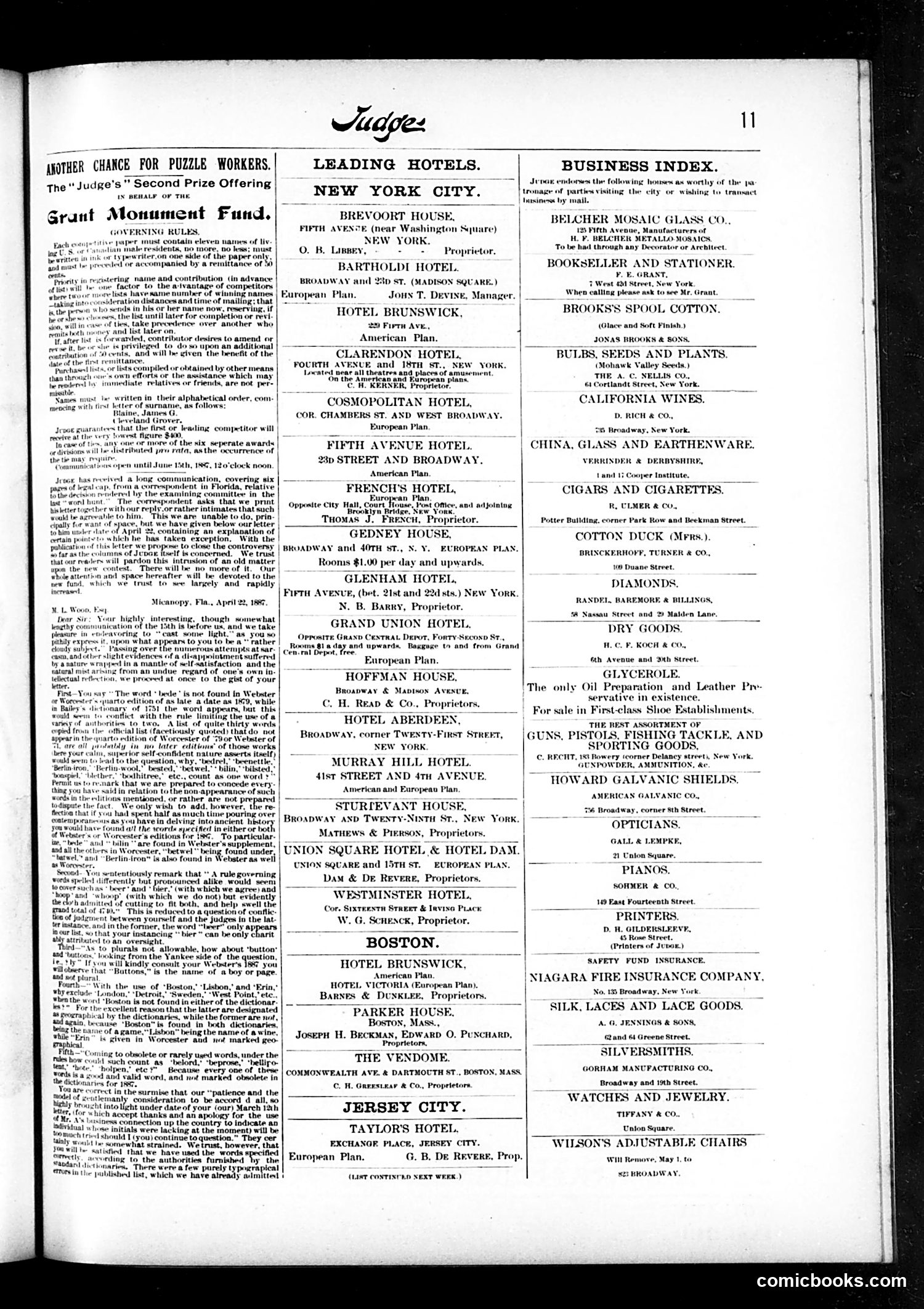 Judge — May 7, 1887 — page 11