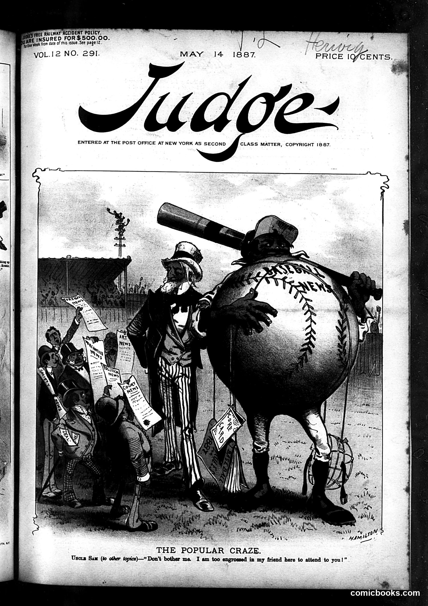 Judge — May 14, 1887 — page 1: Judge, 1887-05-14