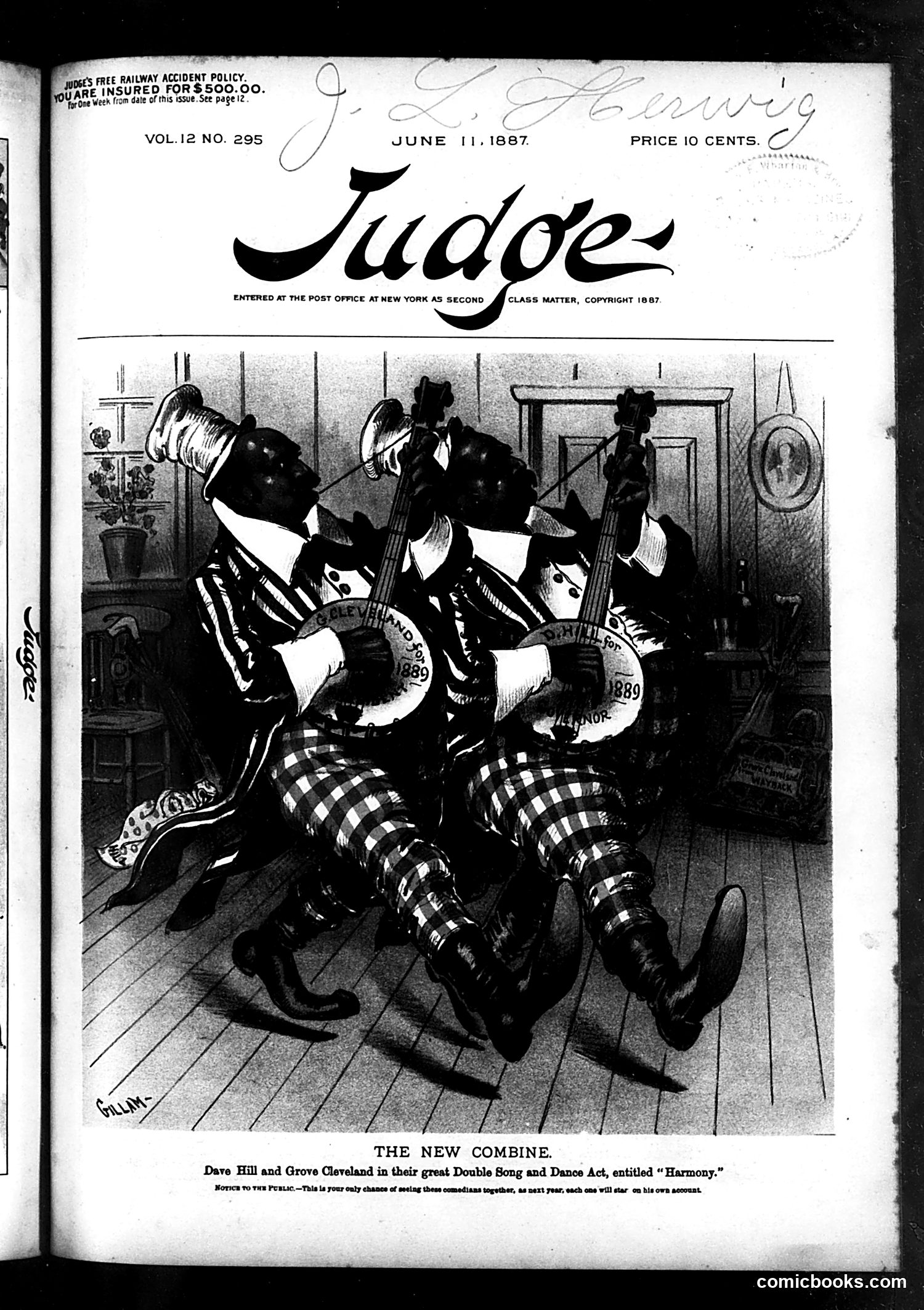 Judge — June 11, 1887 — page 1: Judge, 1887-06-11