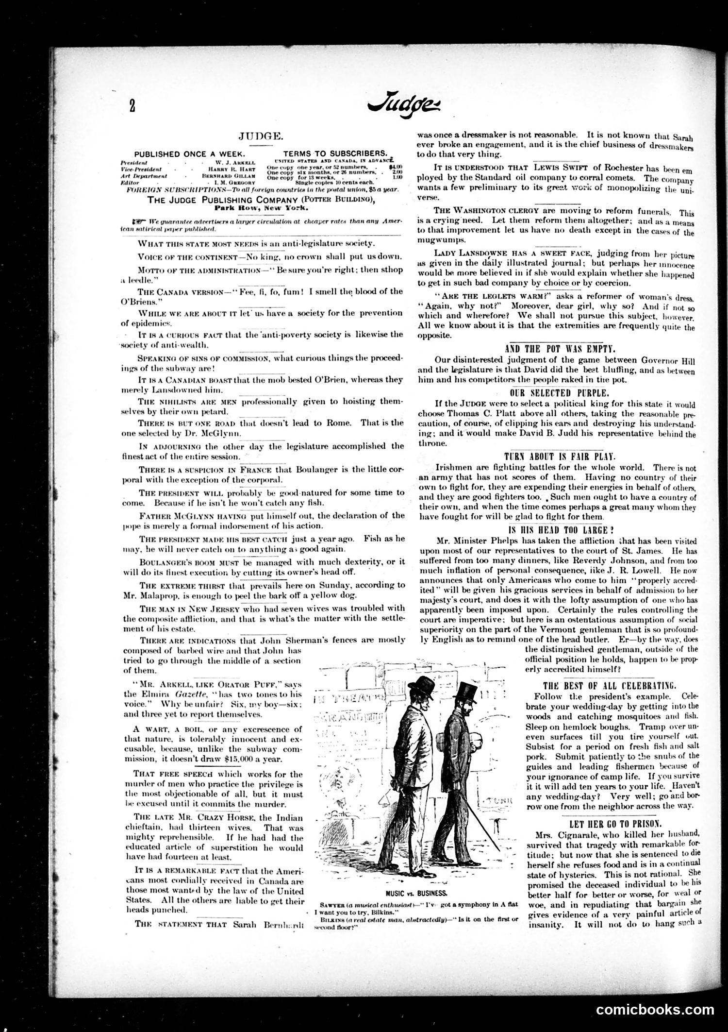 Judge — June 11, 1887 — page 2: Judge, 1887-06-11