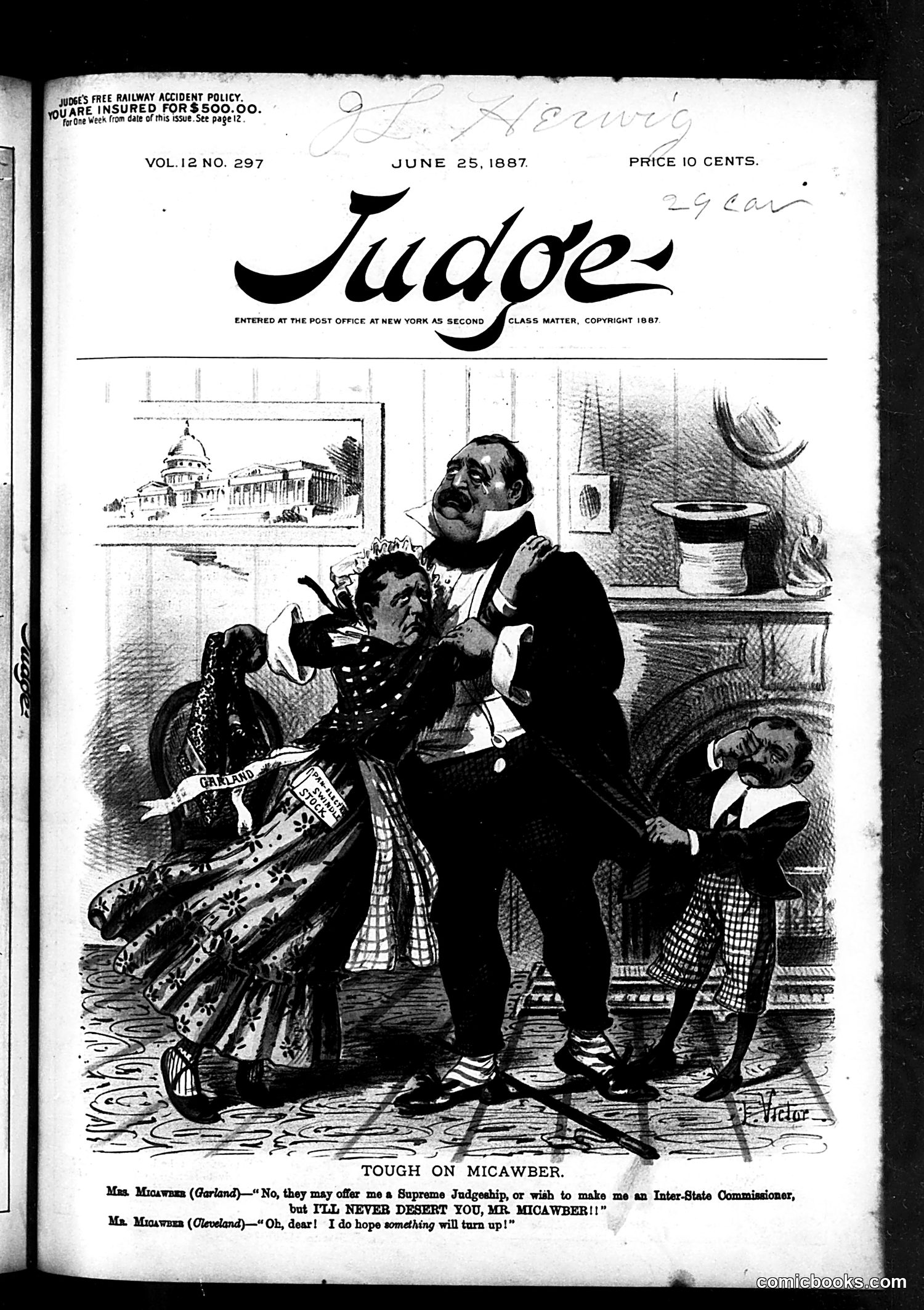Judge — June 25, 1887 — page 1: Judge, 1887-06-25