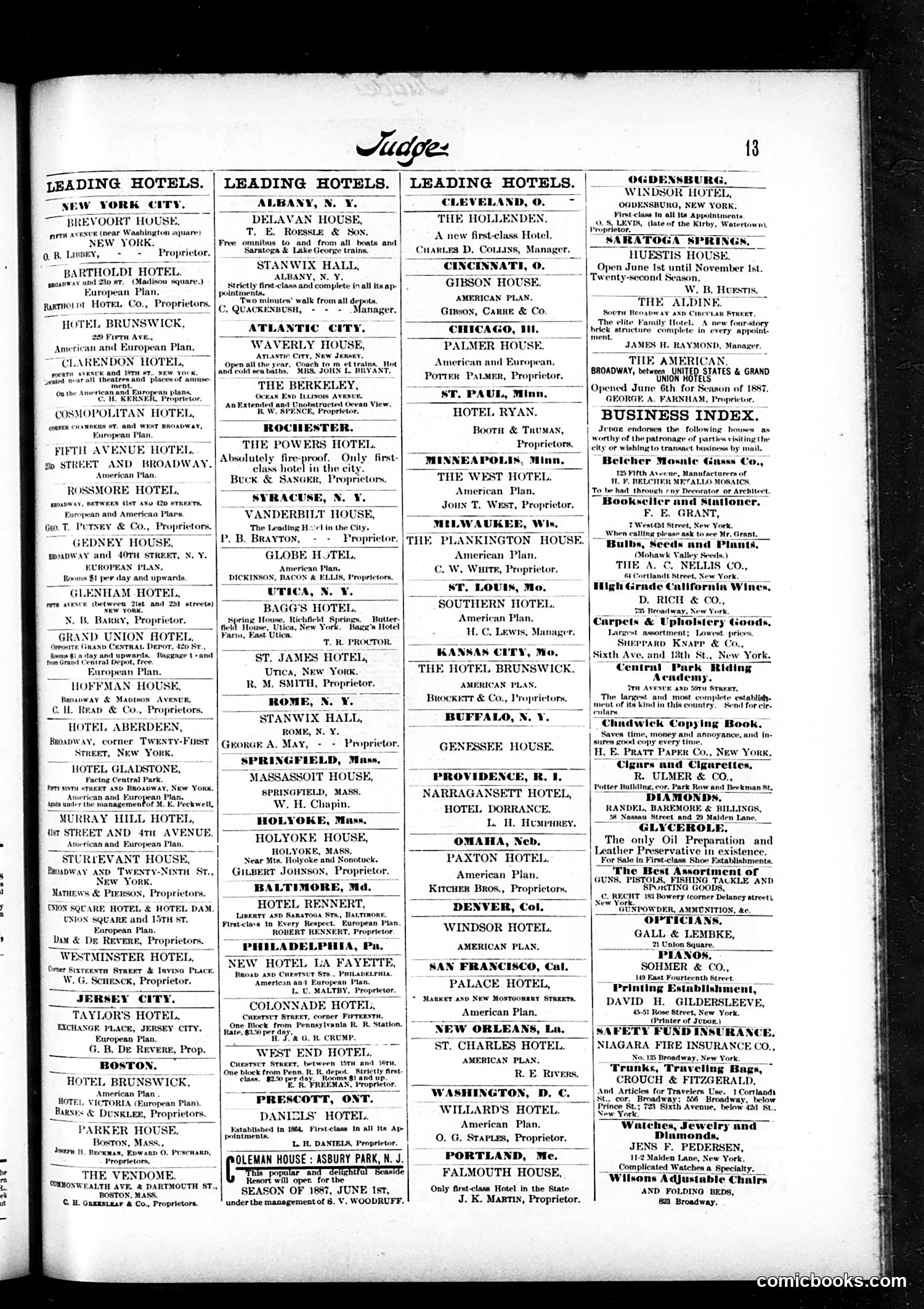 Judge — July 2, 1887 — page 13