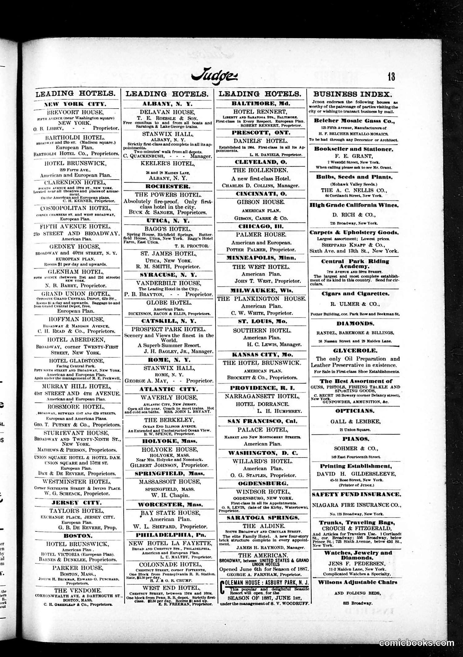 Judge — July 23, 1887 — page 13