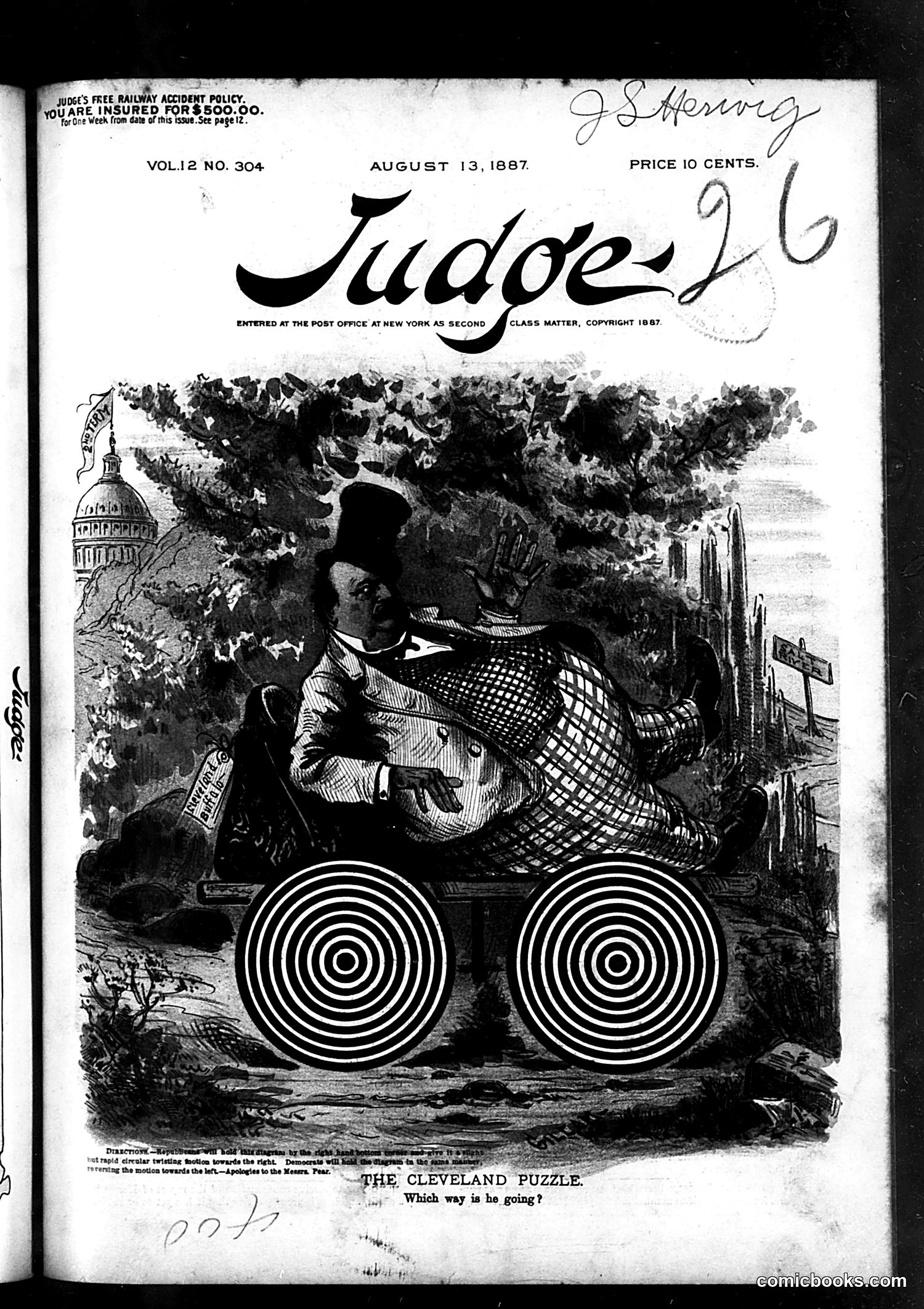 Judge — August 13, 1887 — page 1: Judge, 1887-08-13