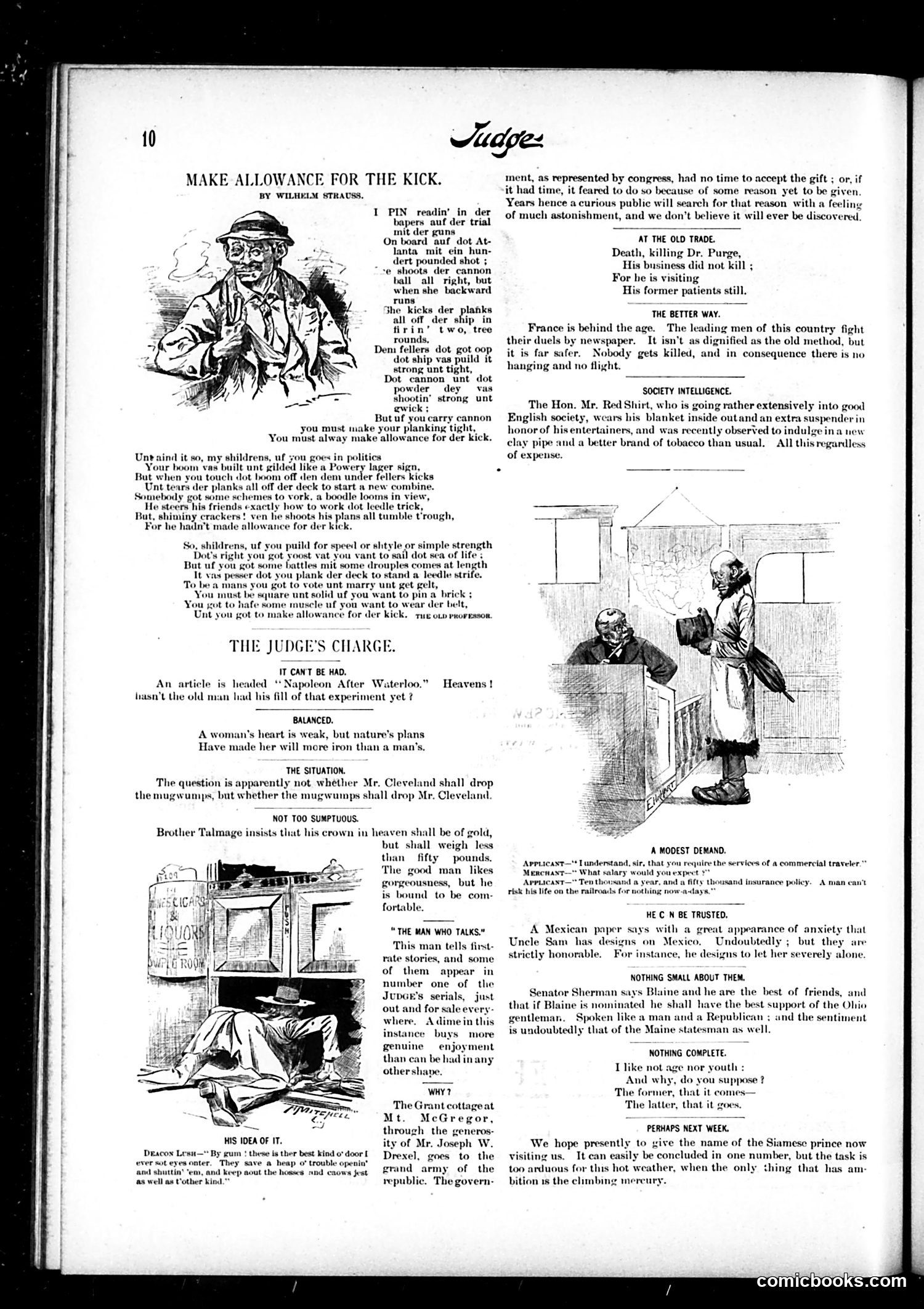 Judge — August 13, 1887 — page 10