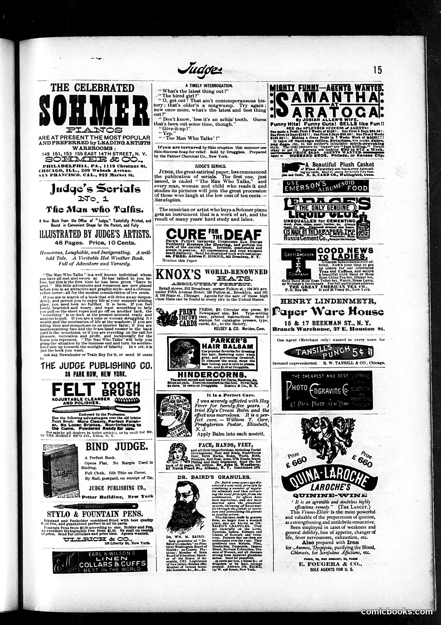 Judge — September 10, 1887 — page 15