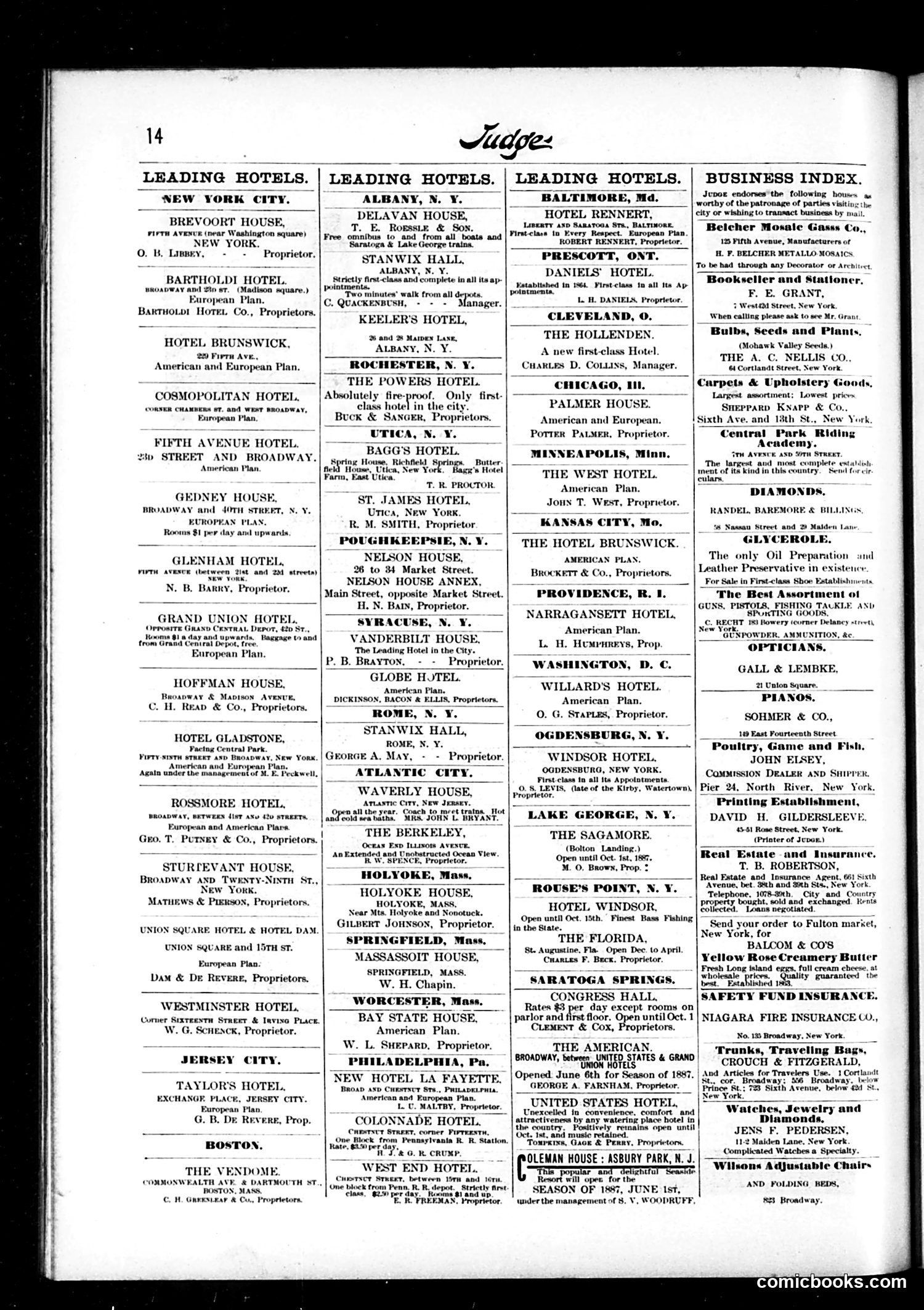 Judge — September 17, 1887 — page 14