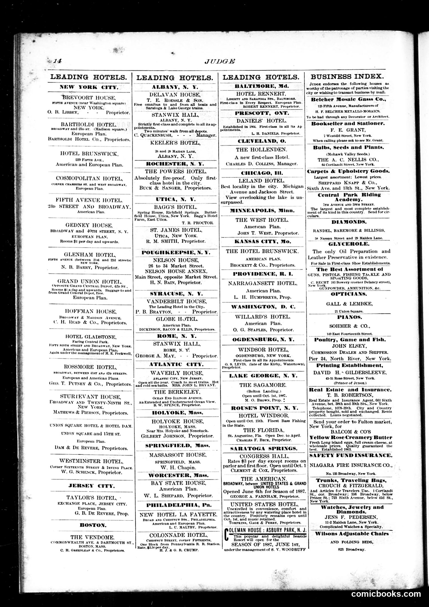 Judge — October 1, 1887 — page 14