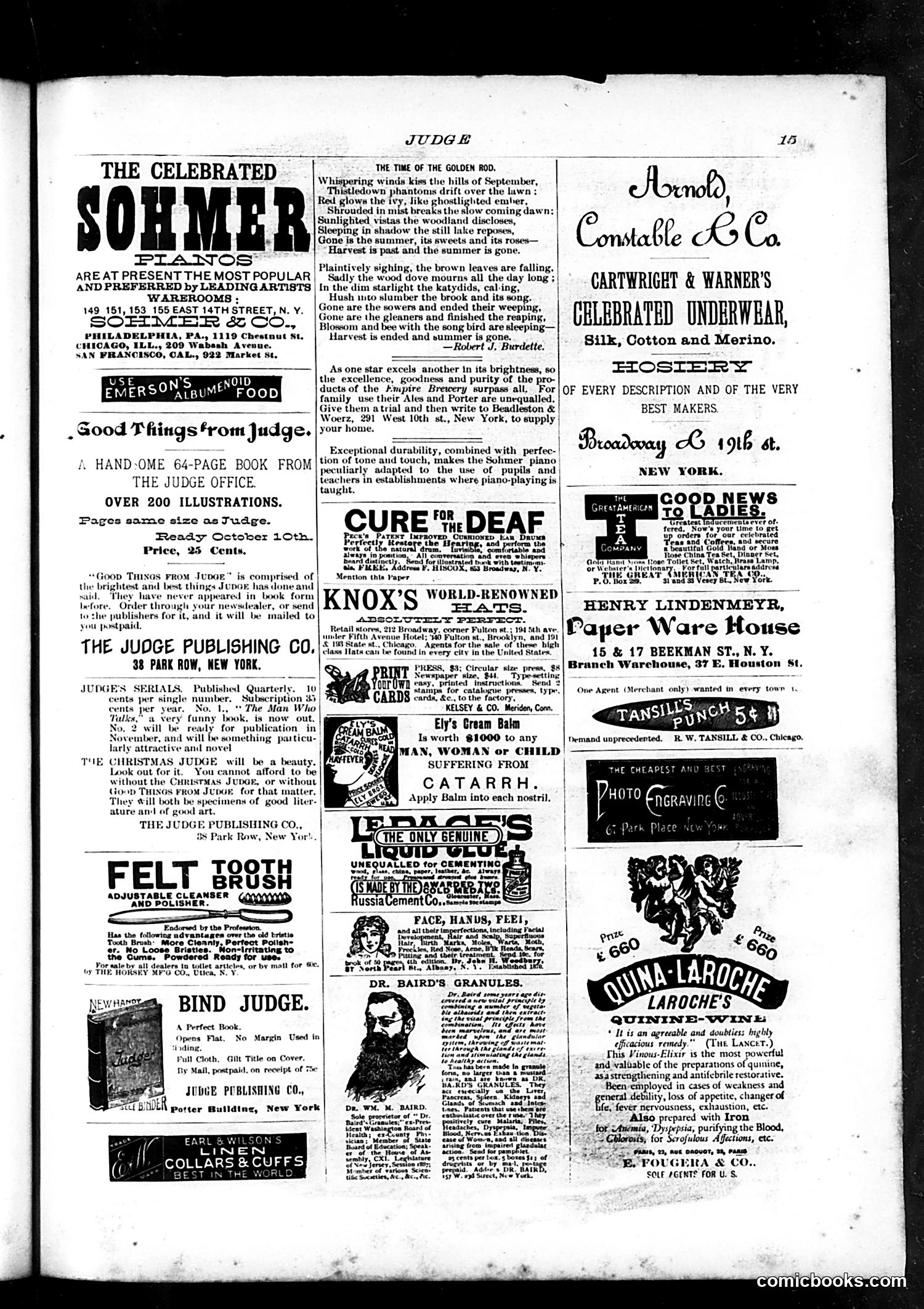 Judge — October 8, 1887 — page 15