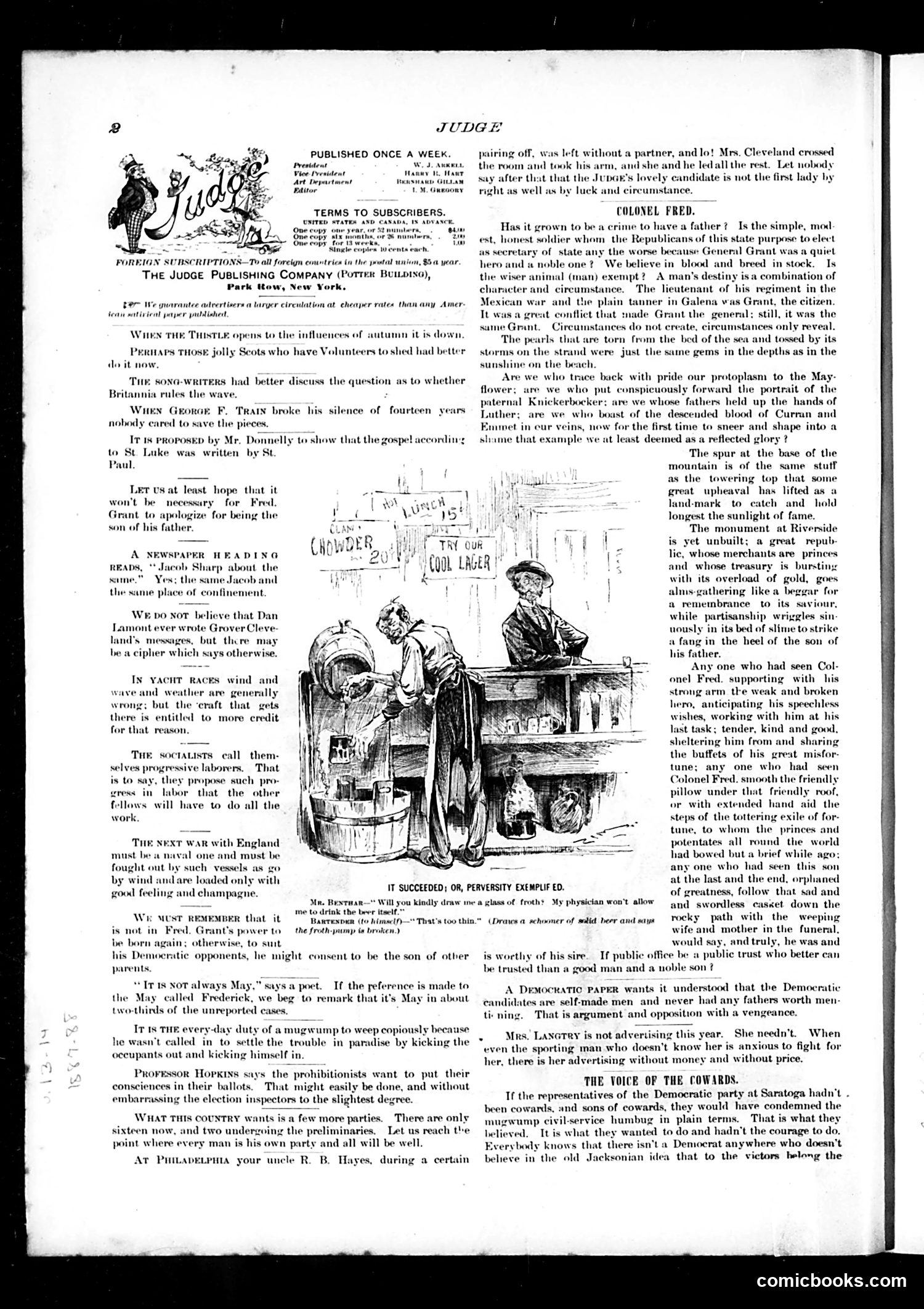 Judge — October 15, 1887 — page 2: Judge, 1887-10-15