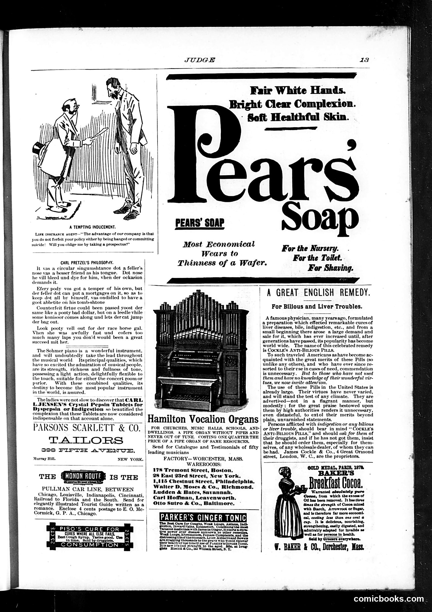Judge — October 15, 1887 — page 13