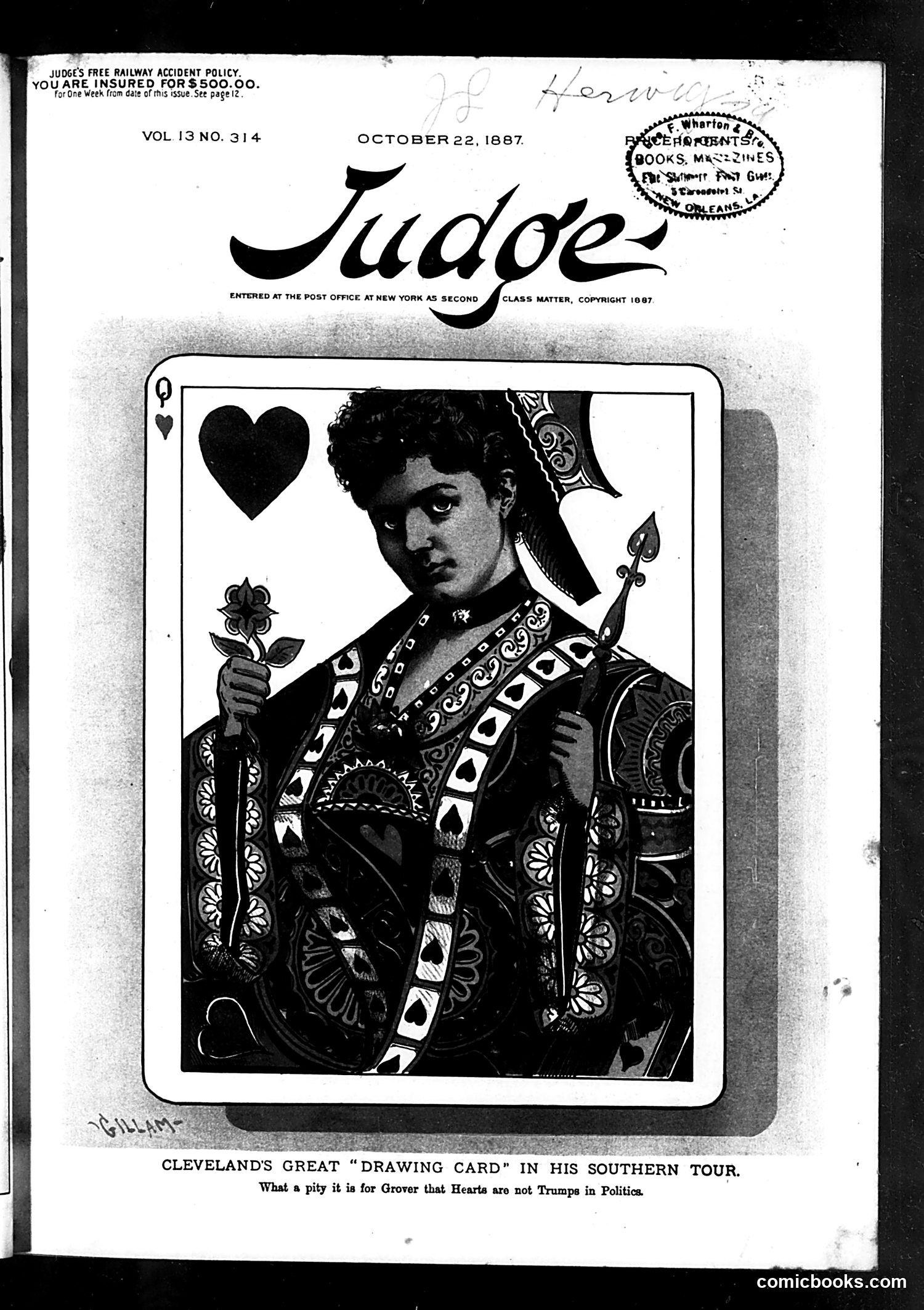 Judge — October 22, 1887 — page 1: Judge, 1887-10-22