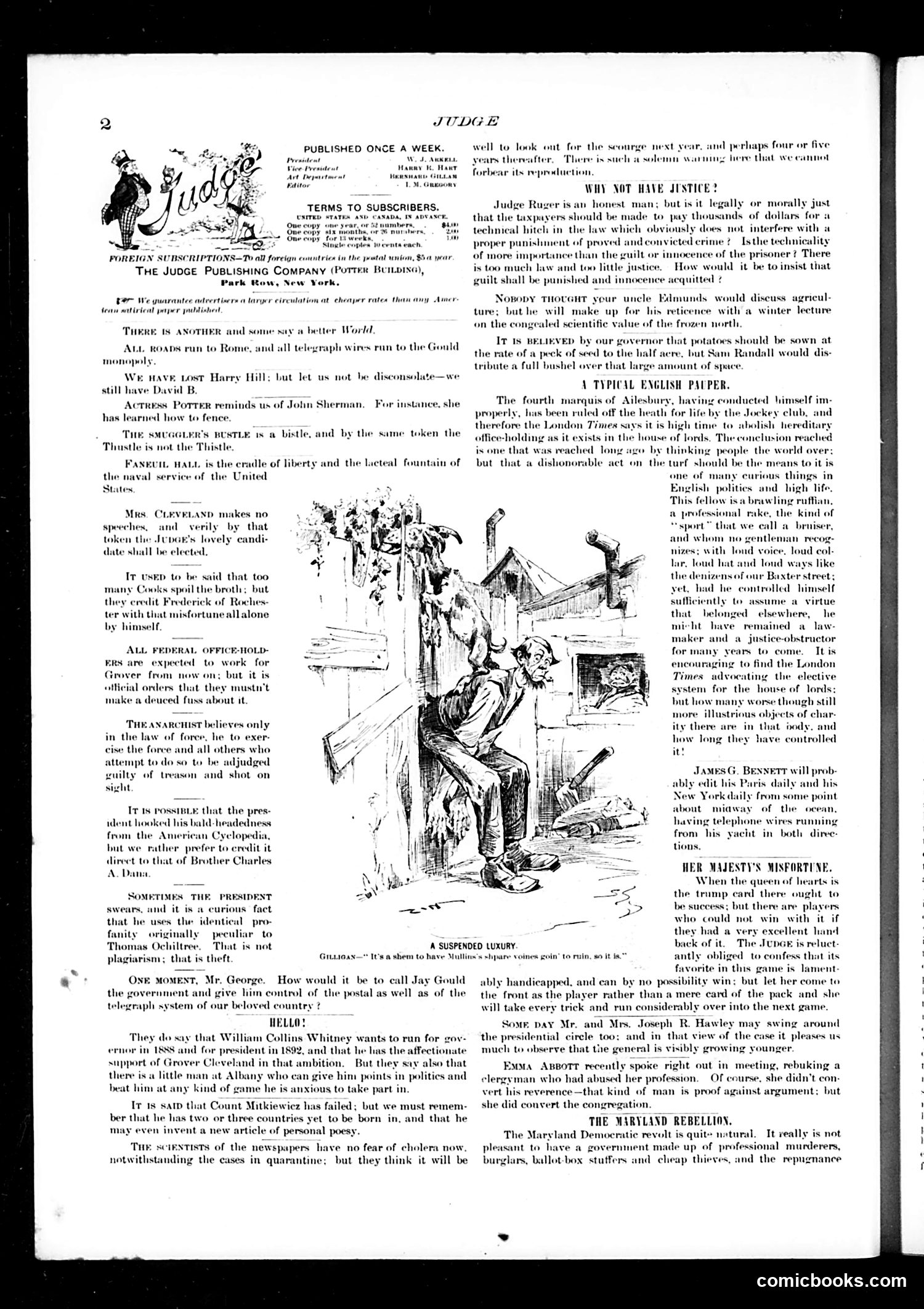 Judge — October 22, 1887 — page 2: Judge, 1887-10-22