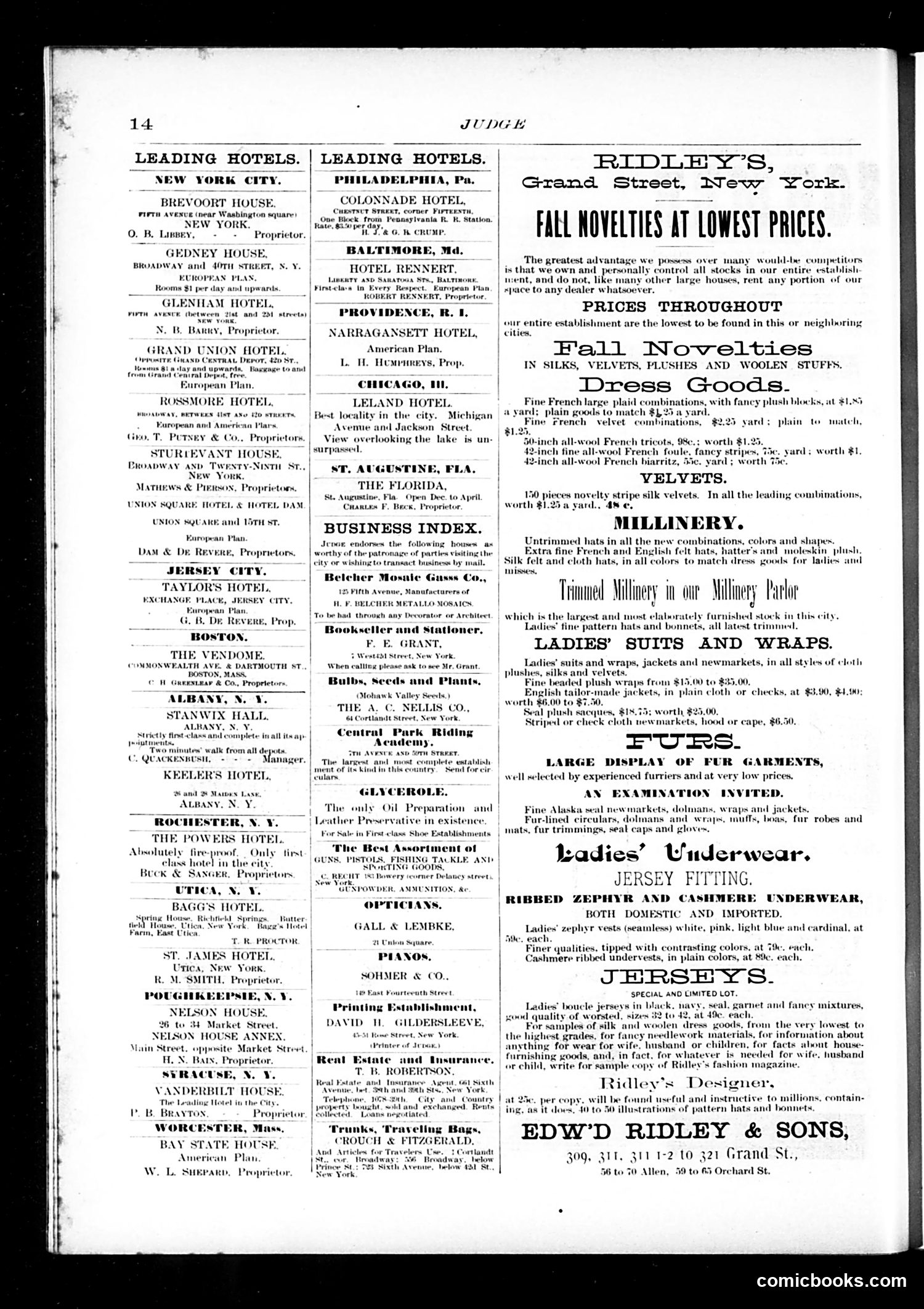 Judge — October 22, 1887 — page 14