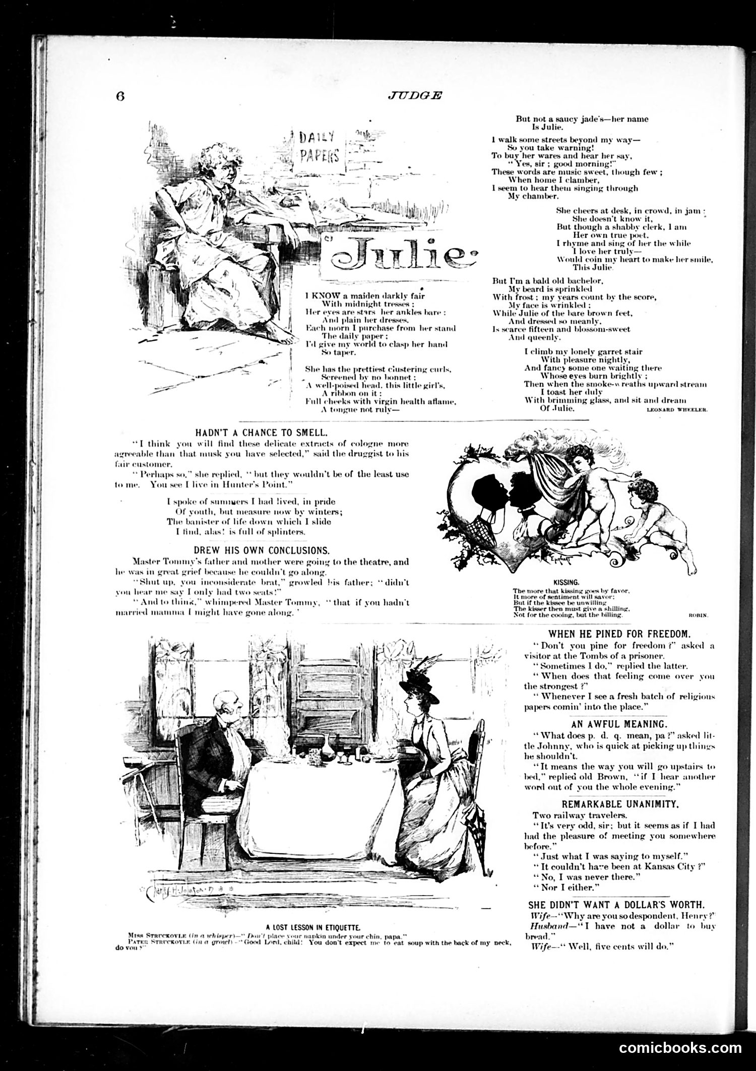 Judge — November 5, 1887 — page 6