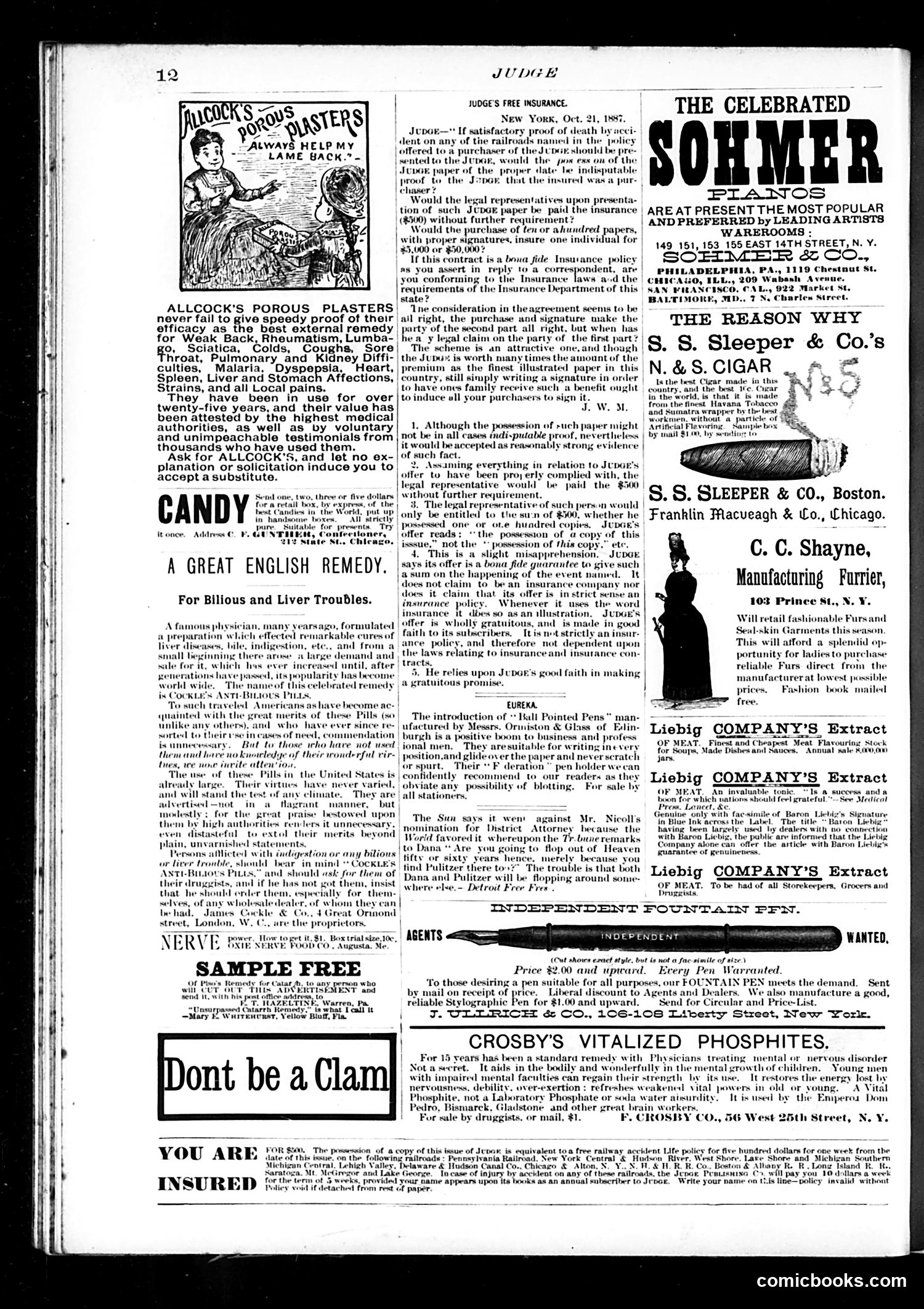 Judge — November 5, 1887 — page 12