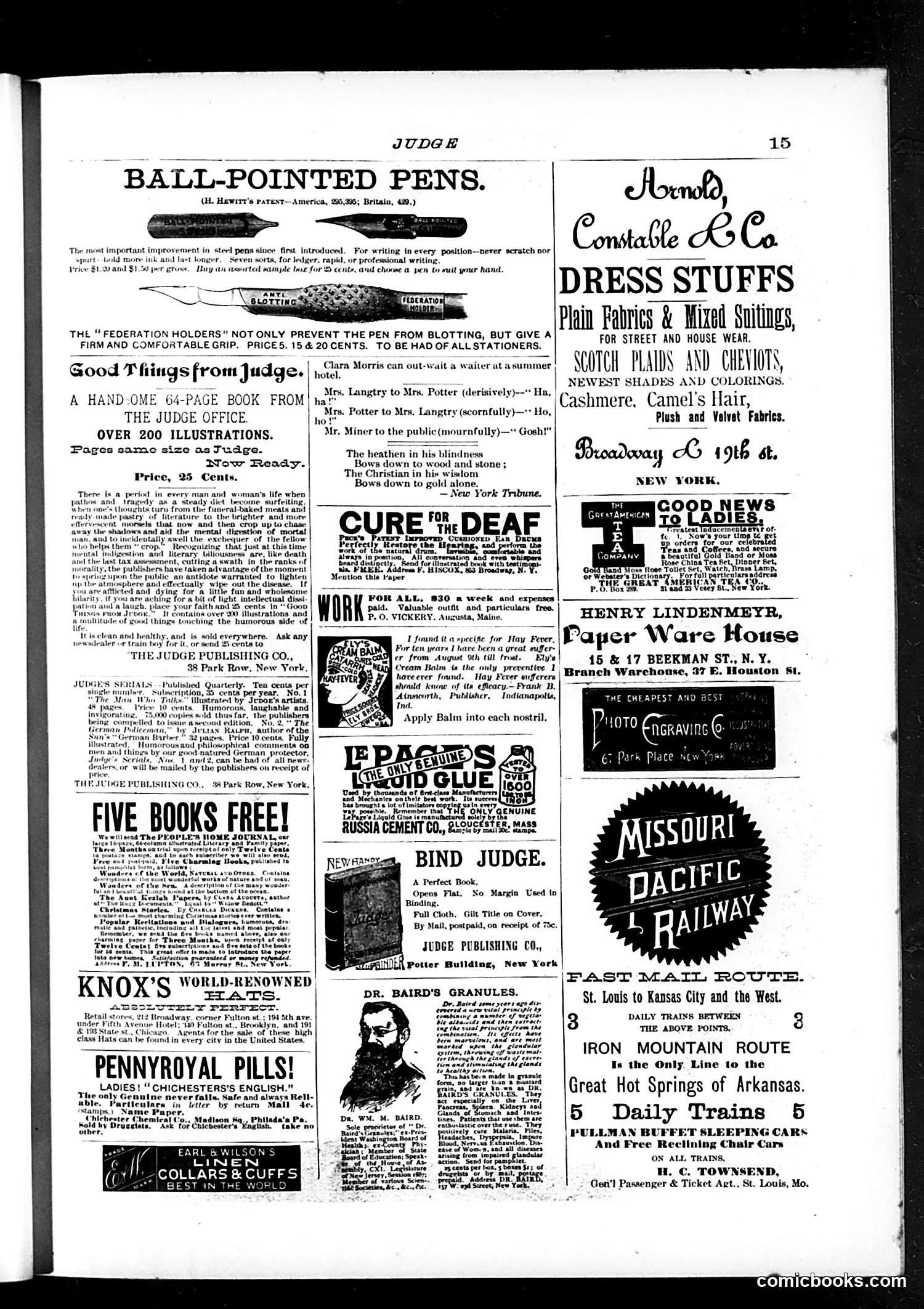 Judge — November 12, 1887 — page 15