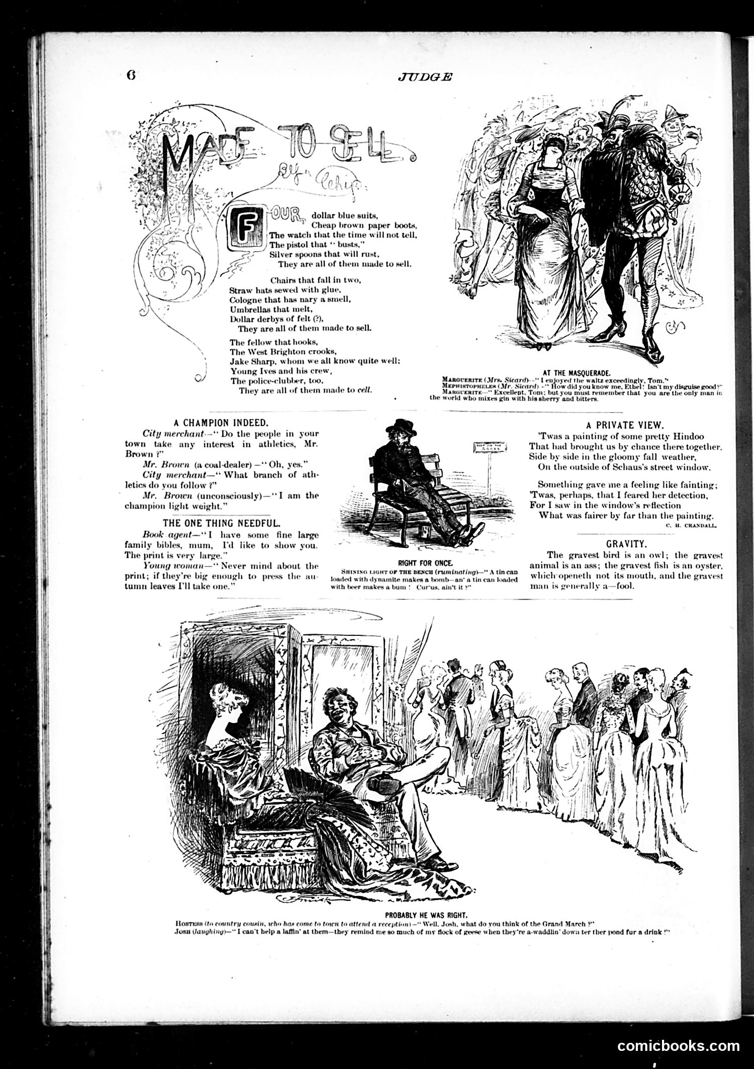 Judge — November 19, 1887 — page 6