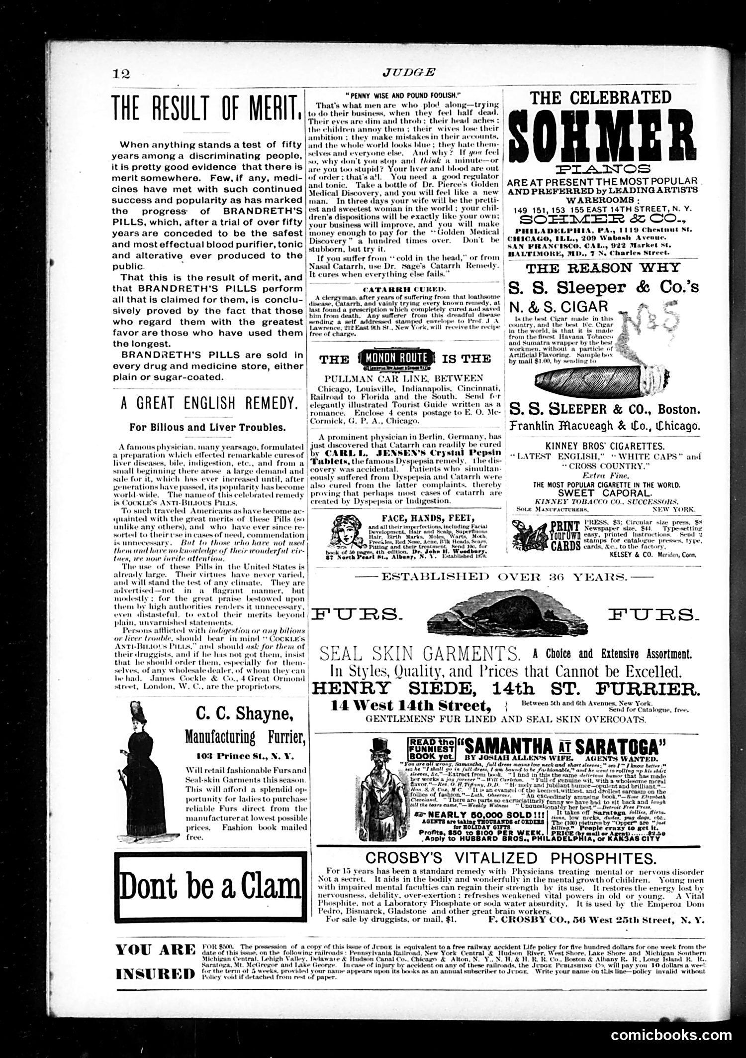 Judge — November 26, 1887 — page 12