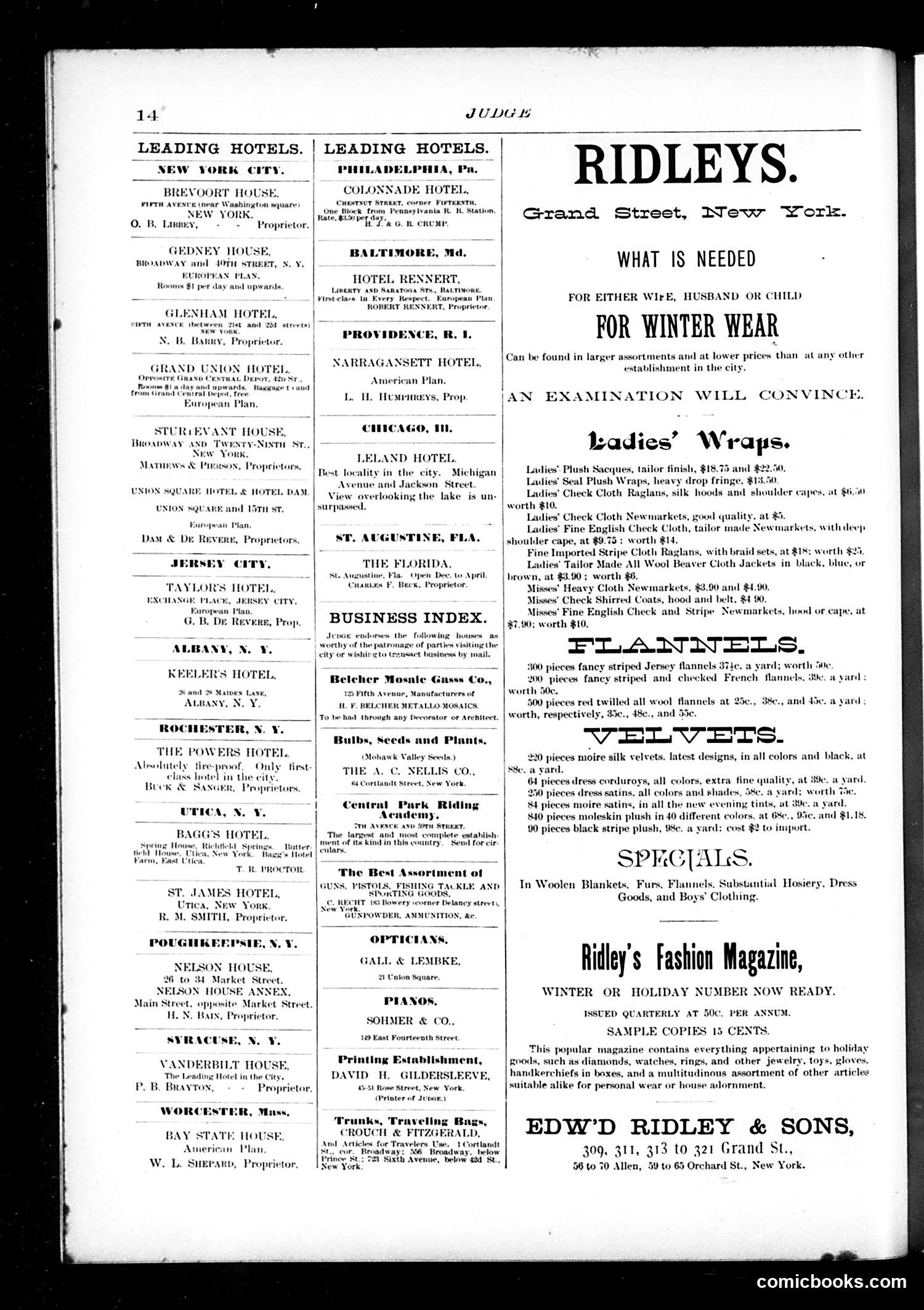 Judge — November 26, 1887 — page 14