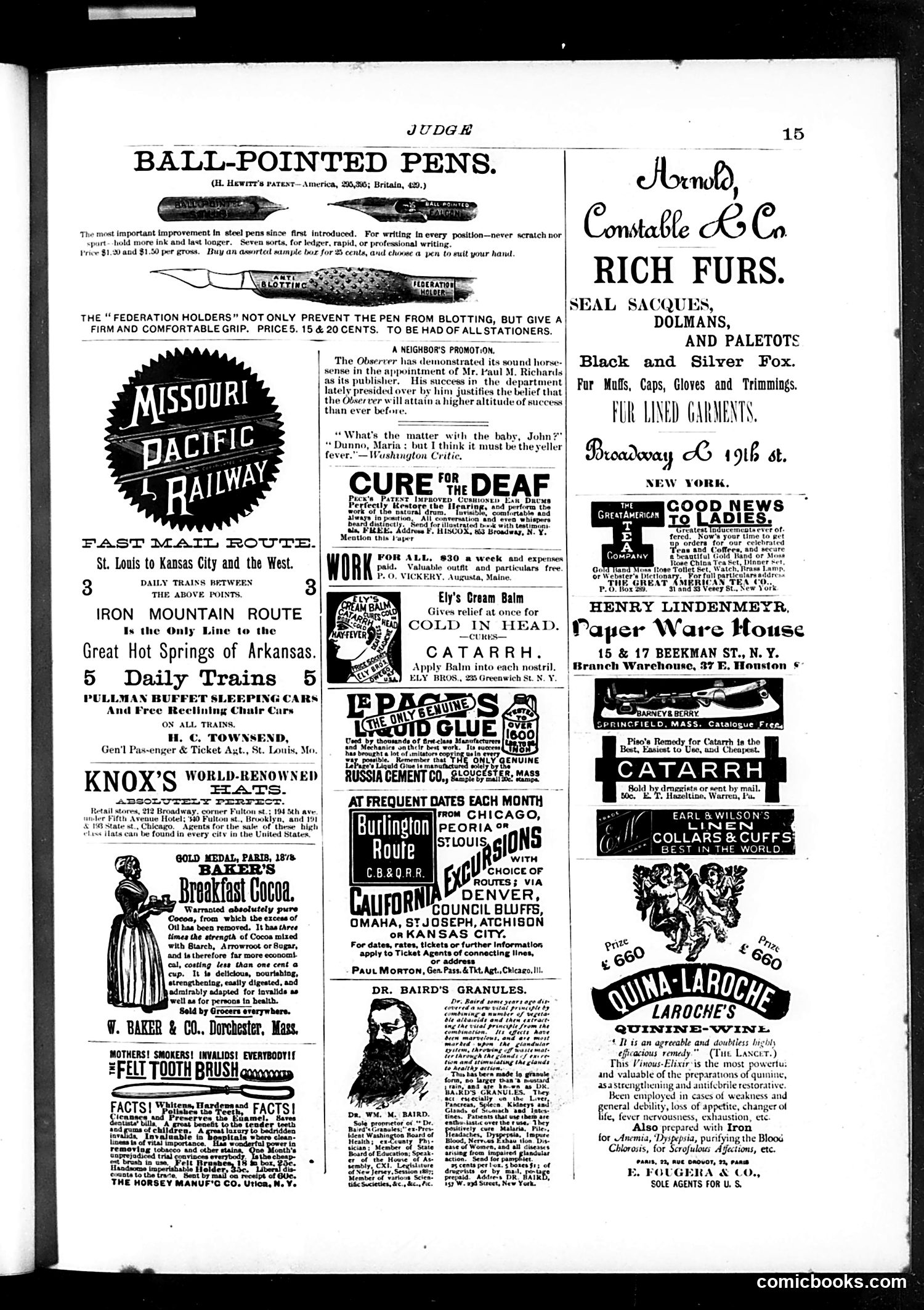 Judge — November 26, 1887 — page 15