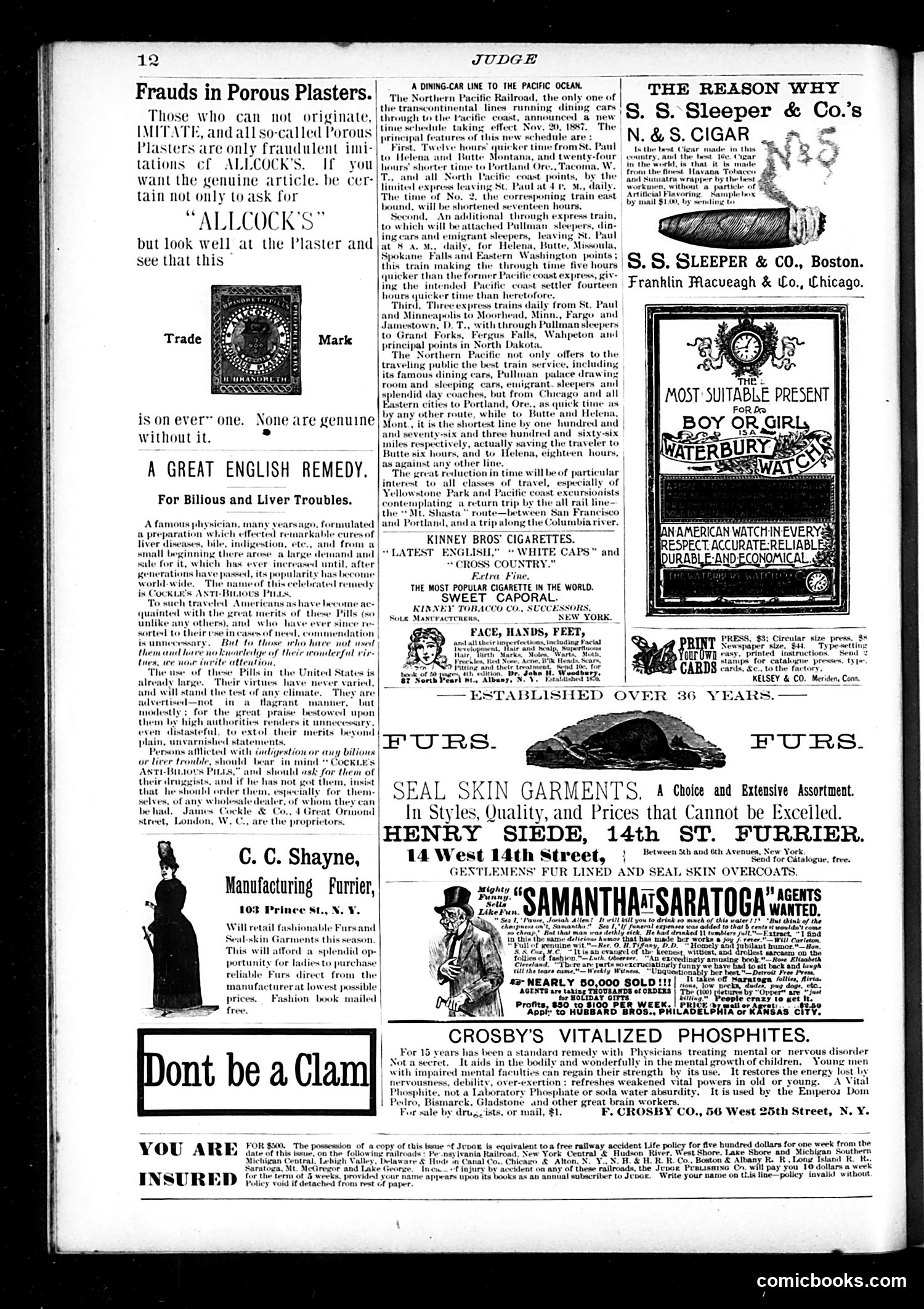 Judge — December 3, 1887 — page 12