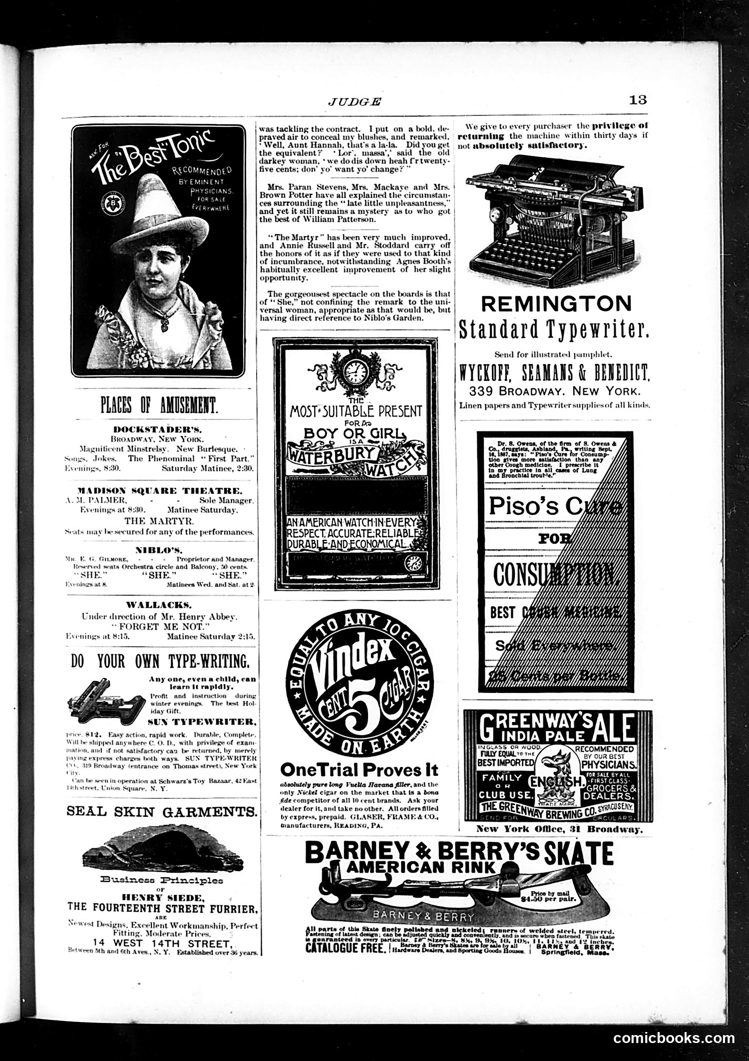 Judge — December 10, 1887 — page 13