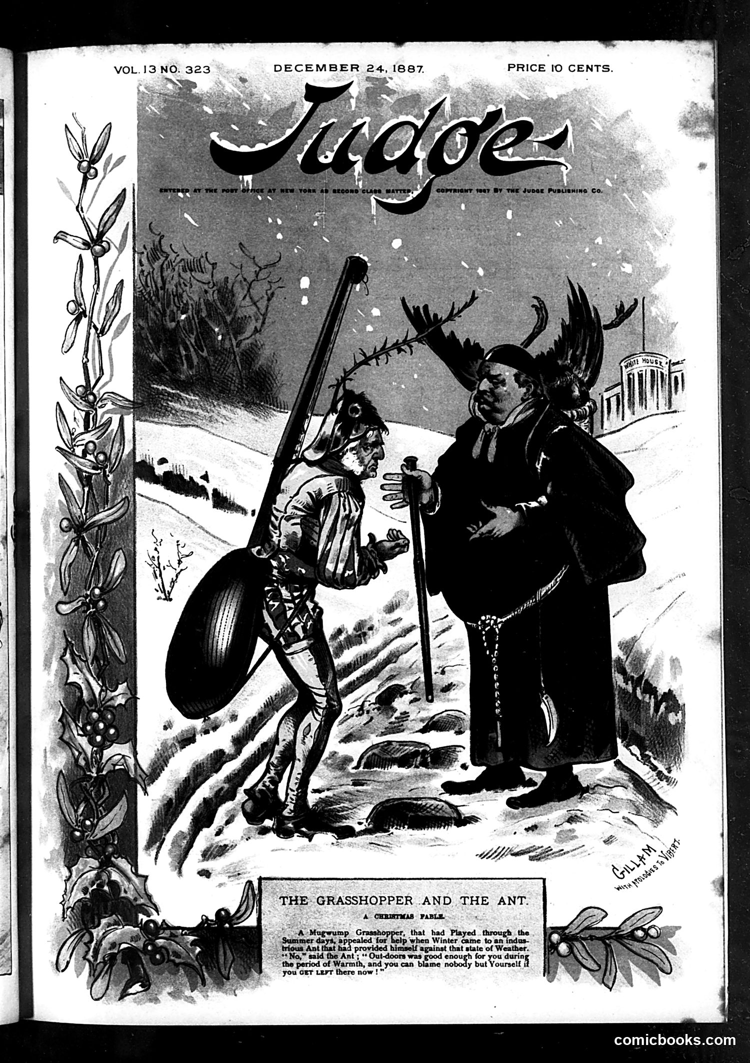Judge — December 24, 1887 — page 1: Judge, 1887-12-24