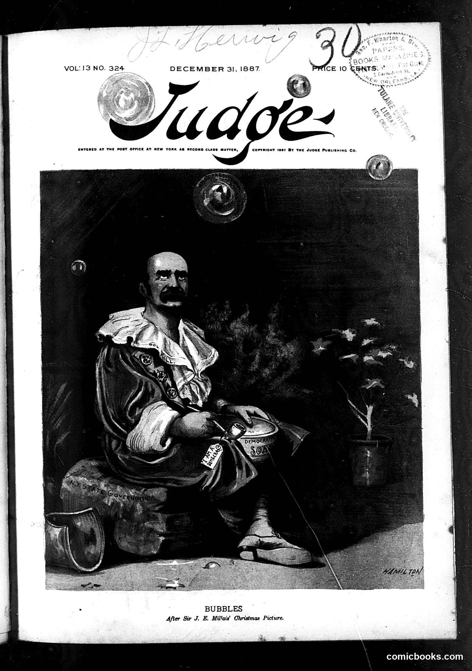 Judge — December 31, 1887 — page 1: Judge, 1887-12-31