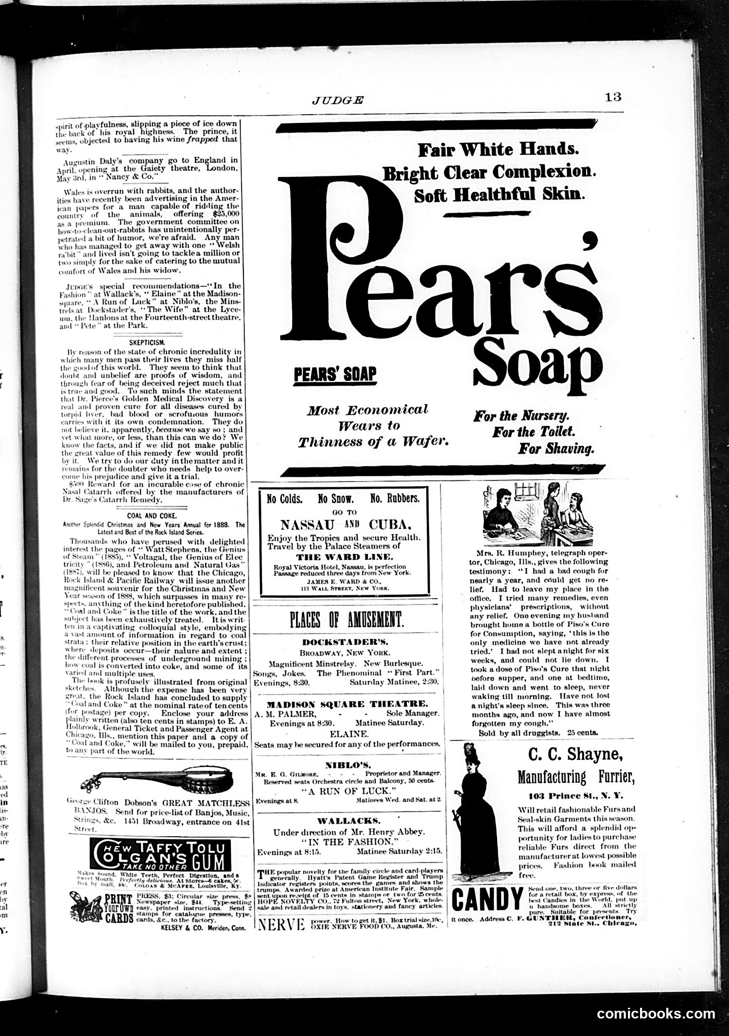 Judge — January 7, 1888 — page 13