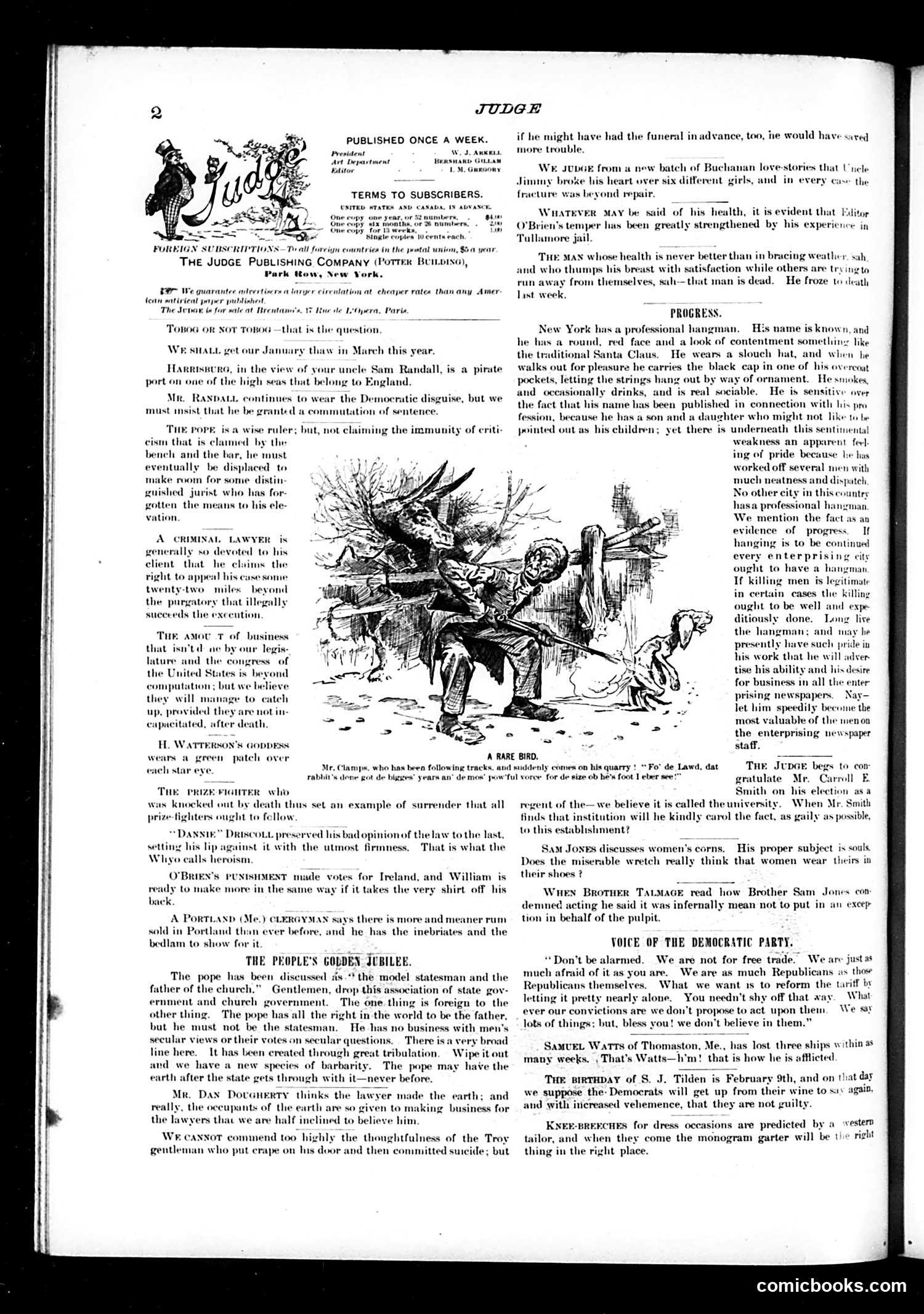 Judge — February 4, 1888 — page 2: Judge, 1888-02-04