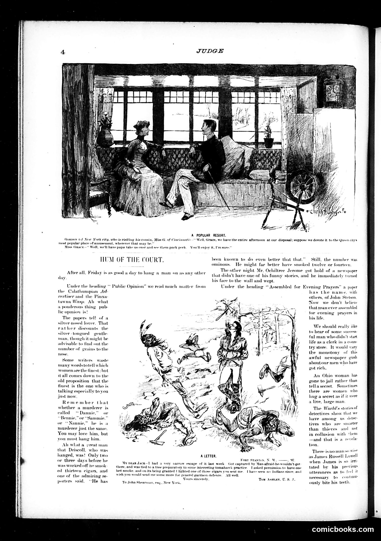 Judge — February 4, 1888 — page 4: Judge, 1888-02-04