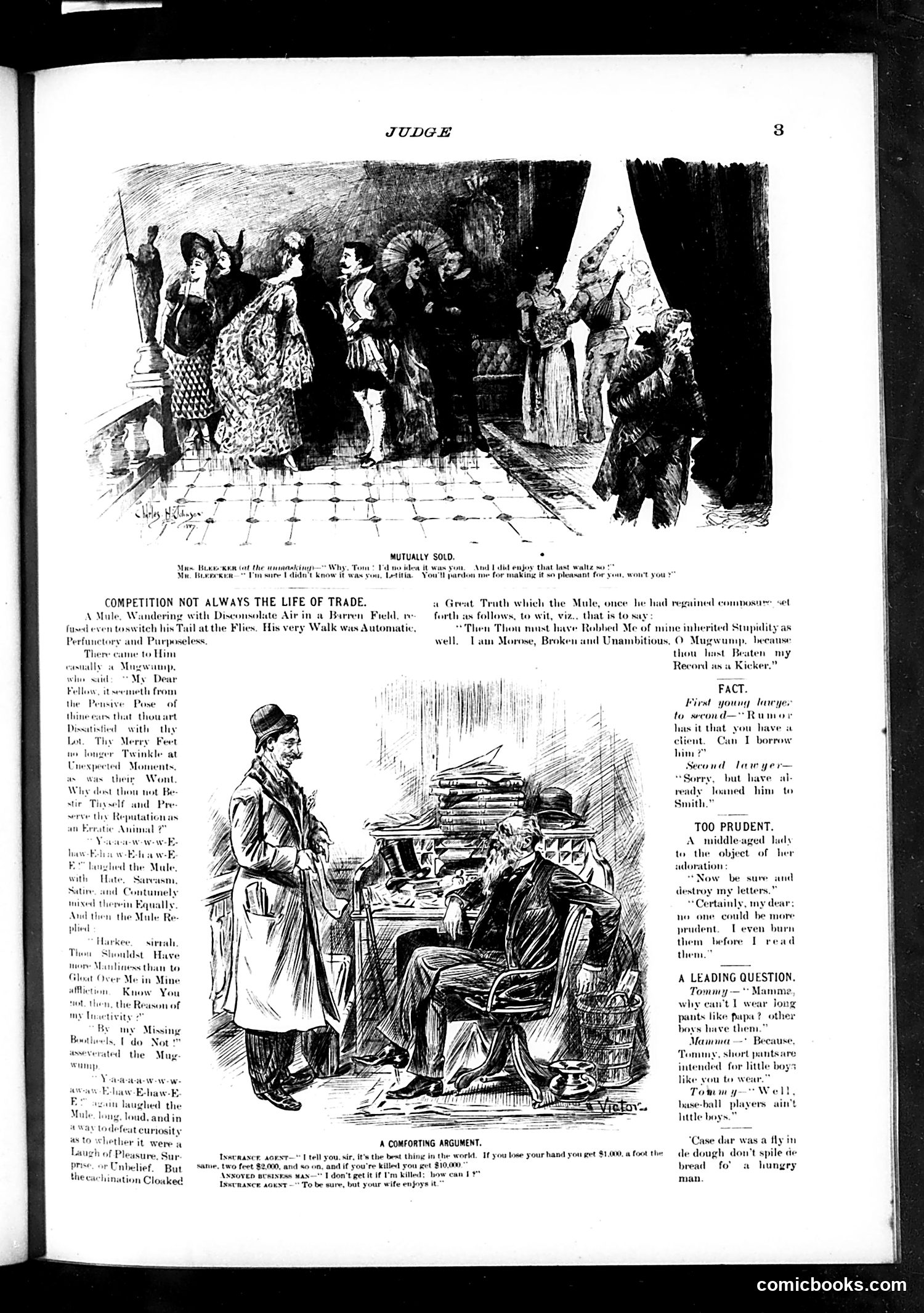 Judge — February 11, 1888 — page 3: Judge, 1888-02-11